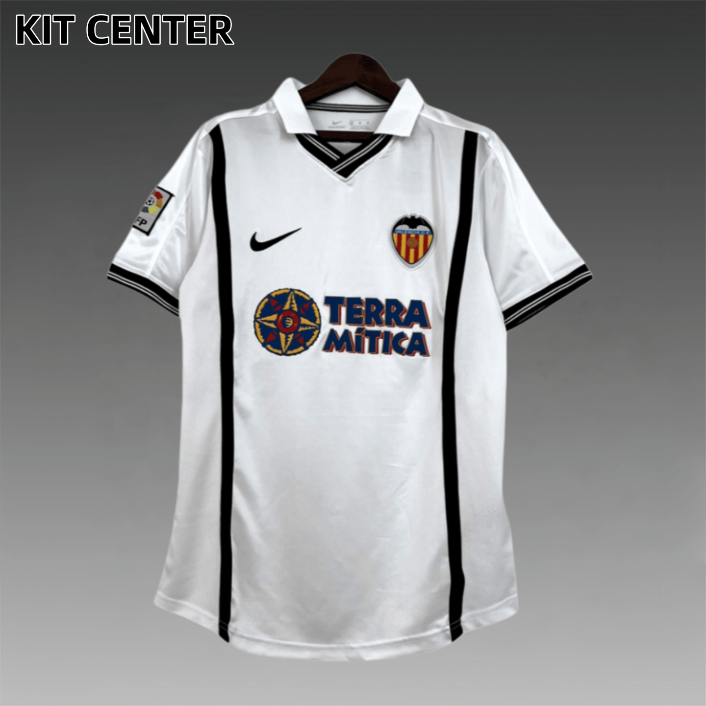 2000/2001 Valencia Home Retro Football Shirt