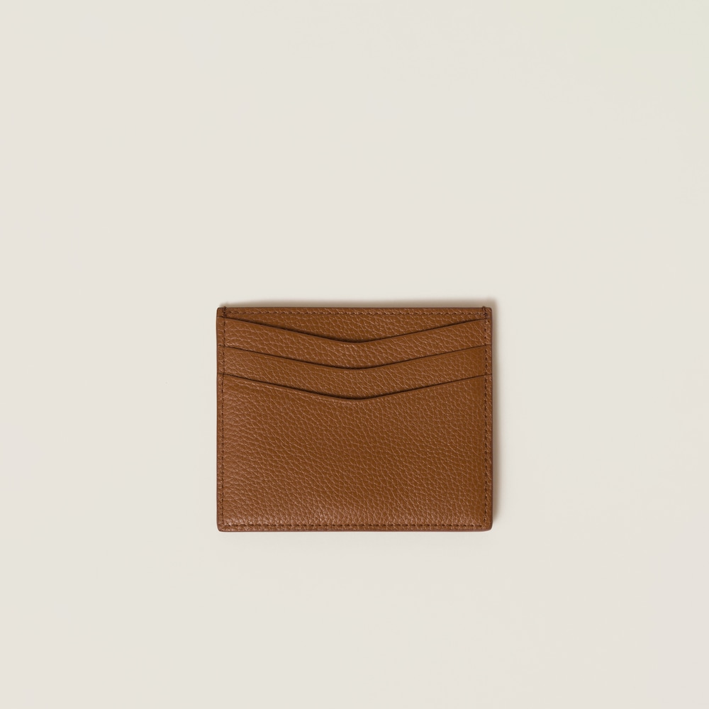 Leather card holder