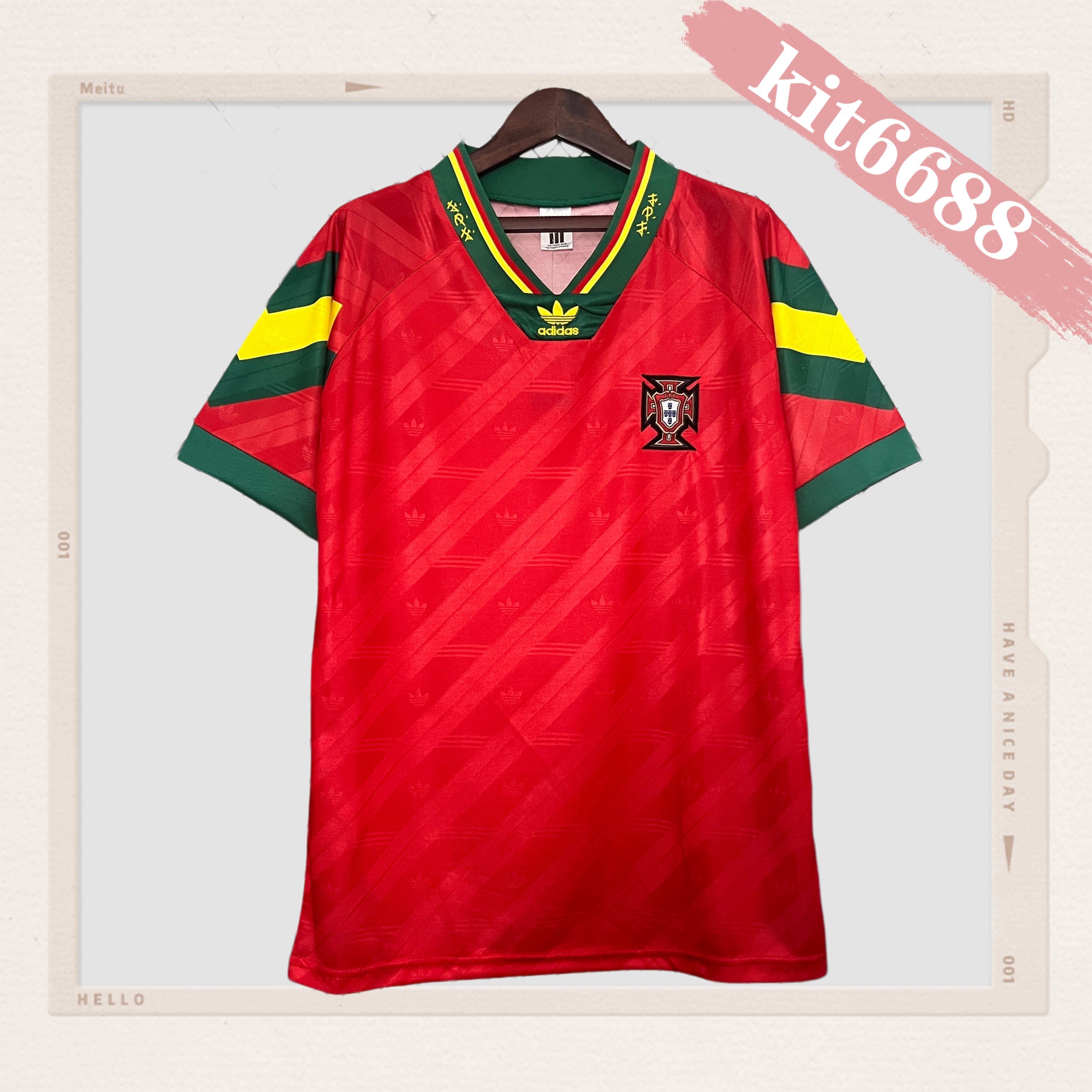 1992/1994 Portugal Home Retro Football Shirt