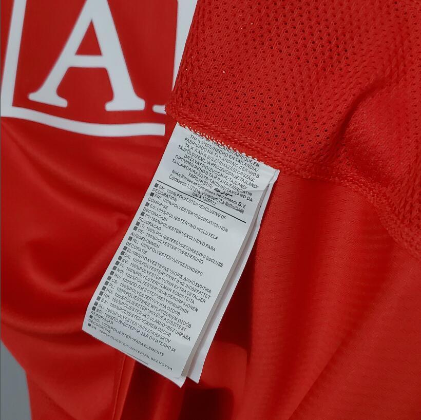 07/08 Manchester United  home Champions League version  retro football jersey