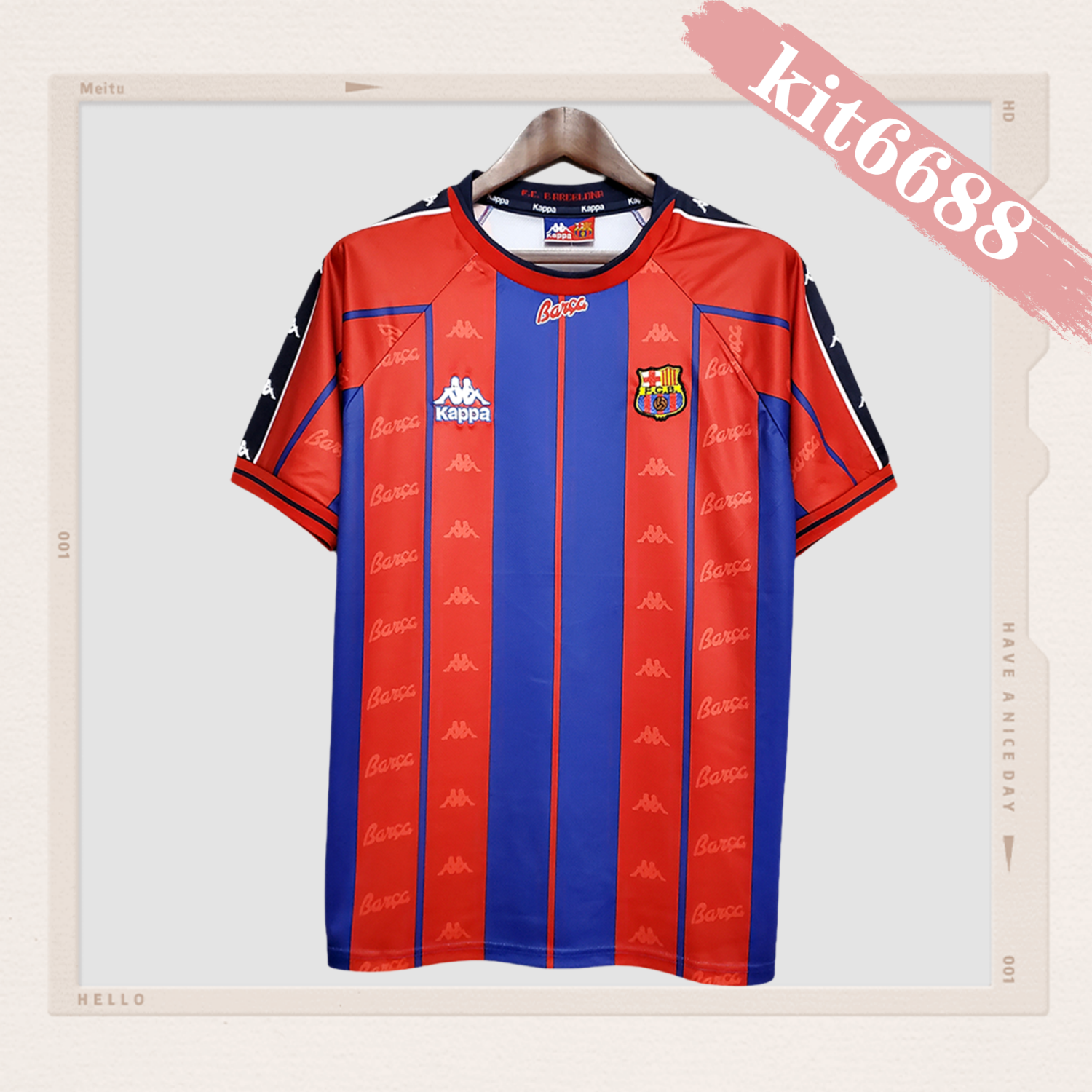 1997/1998 Barcelona Home Retro Football Shirt
