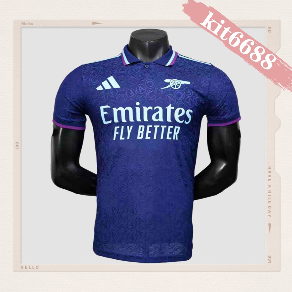 2025/2026 Arsenal Blue Special Edition Football Shirt （Player）