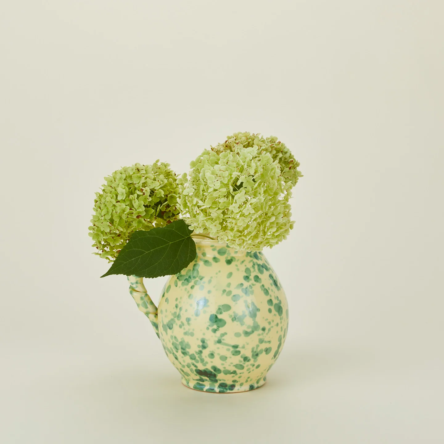 Splatter Cigno Jug - Yellow/Green