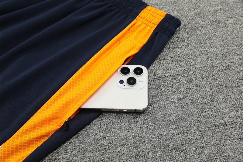 2024/2025 Real Madrid Blue Adult Half Zip Training Kit (Adult Kit)