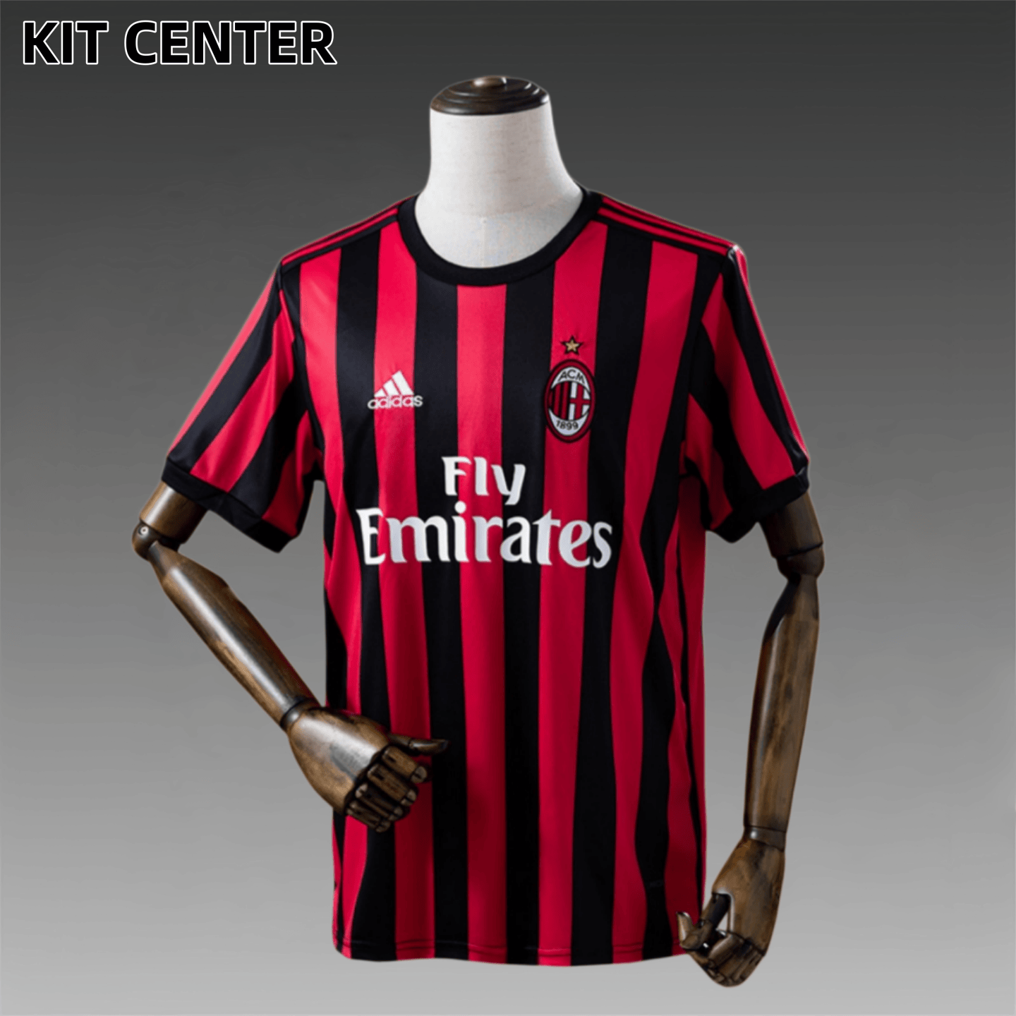 2017/2018 AC Milan Home Retro Football Shirt (Fan Edition)