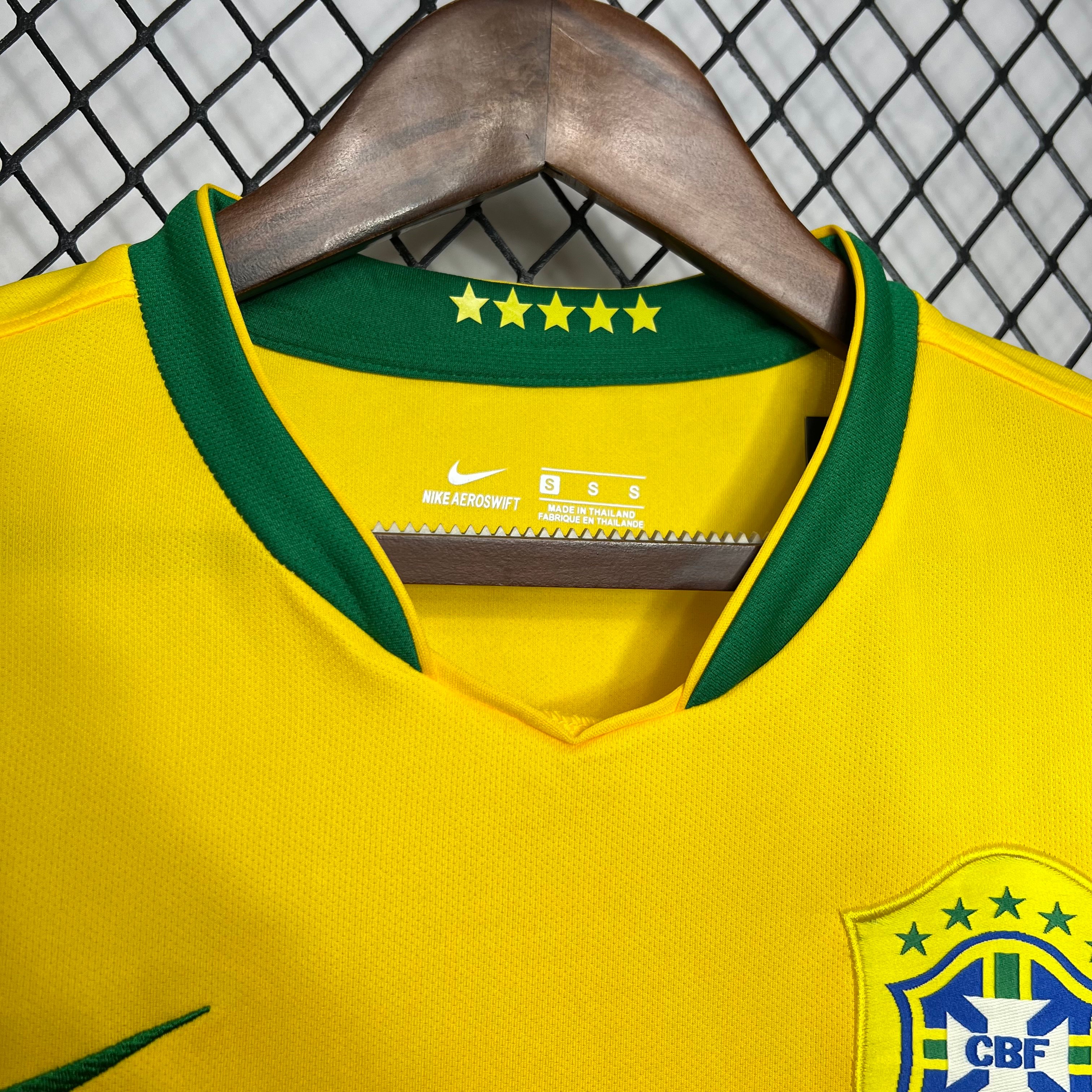 2006 Brazil Home Retro Football Shirt