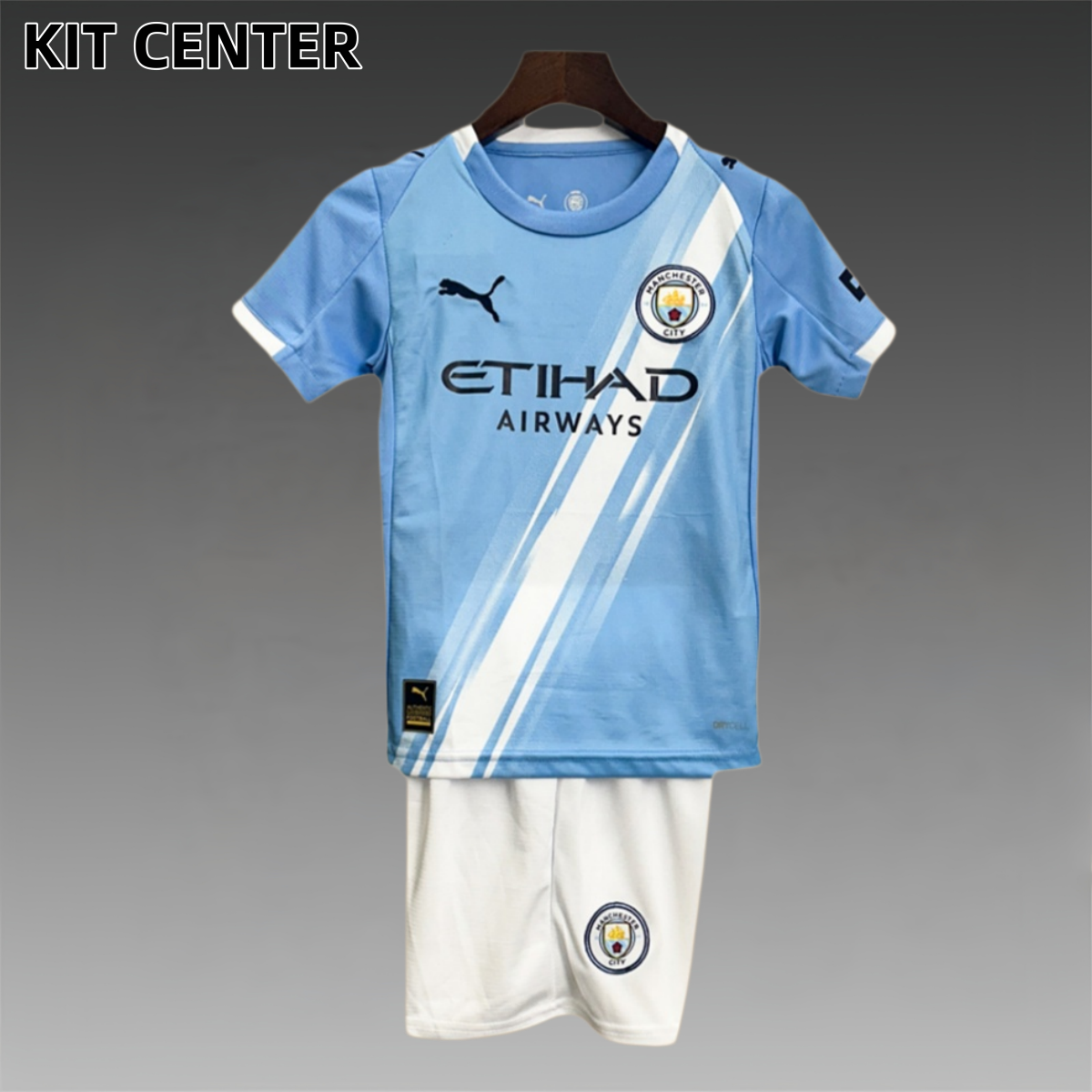 2025/2026 Manchester City Home Football Shirt (Kids Kit socks )