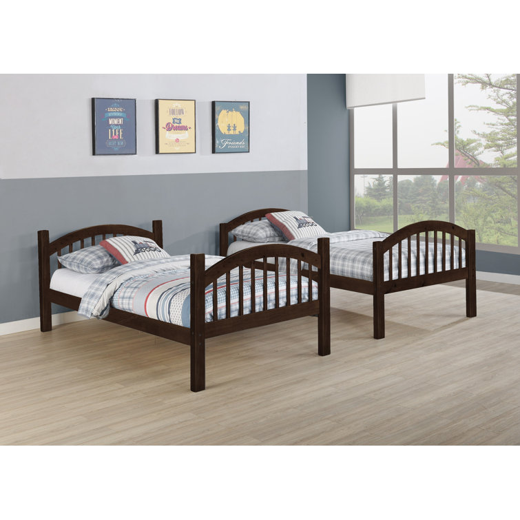 Swen Twin Over Twin Standard Bunk Bed by Harriet Bee