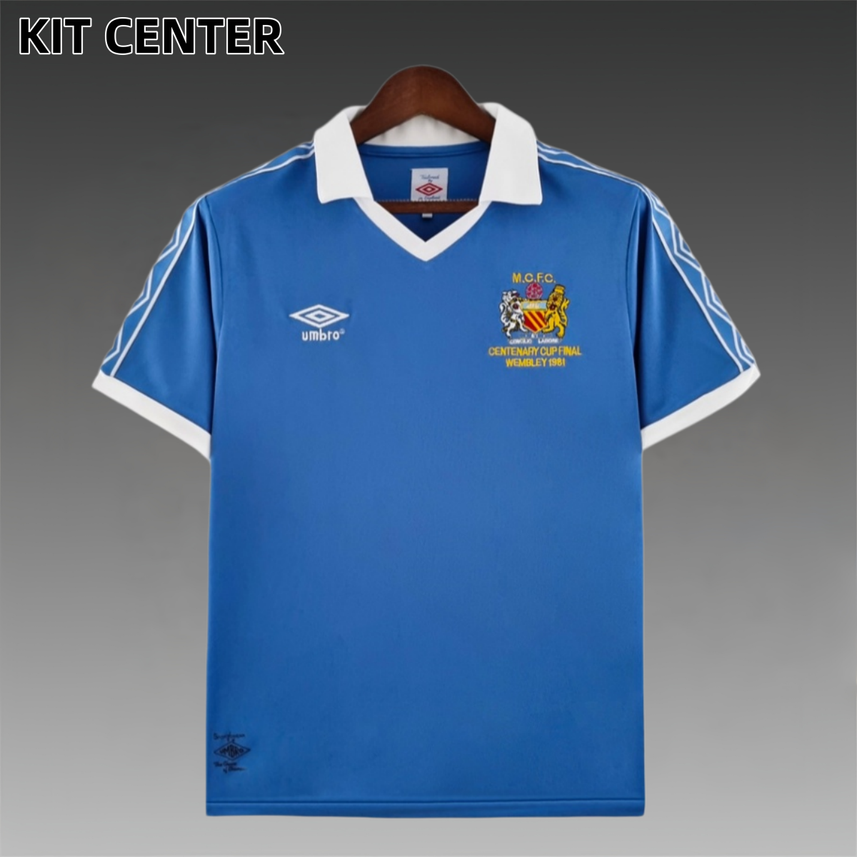 1981/1982 Manchester City Retro Home Football Shirt
