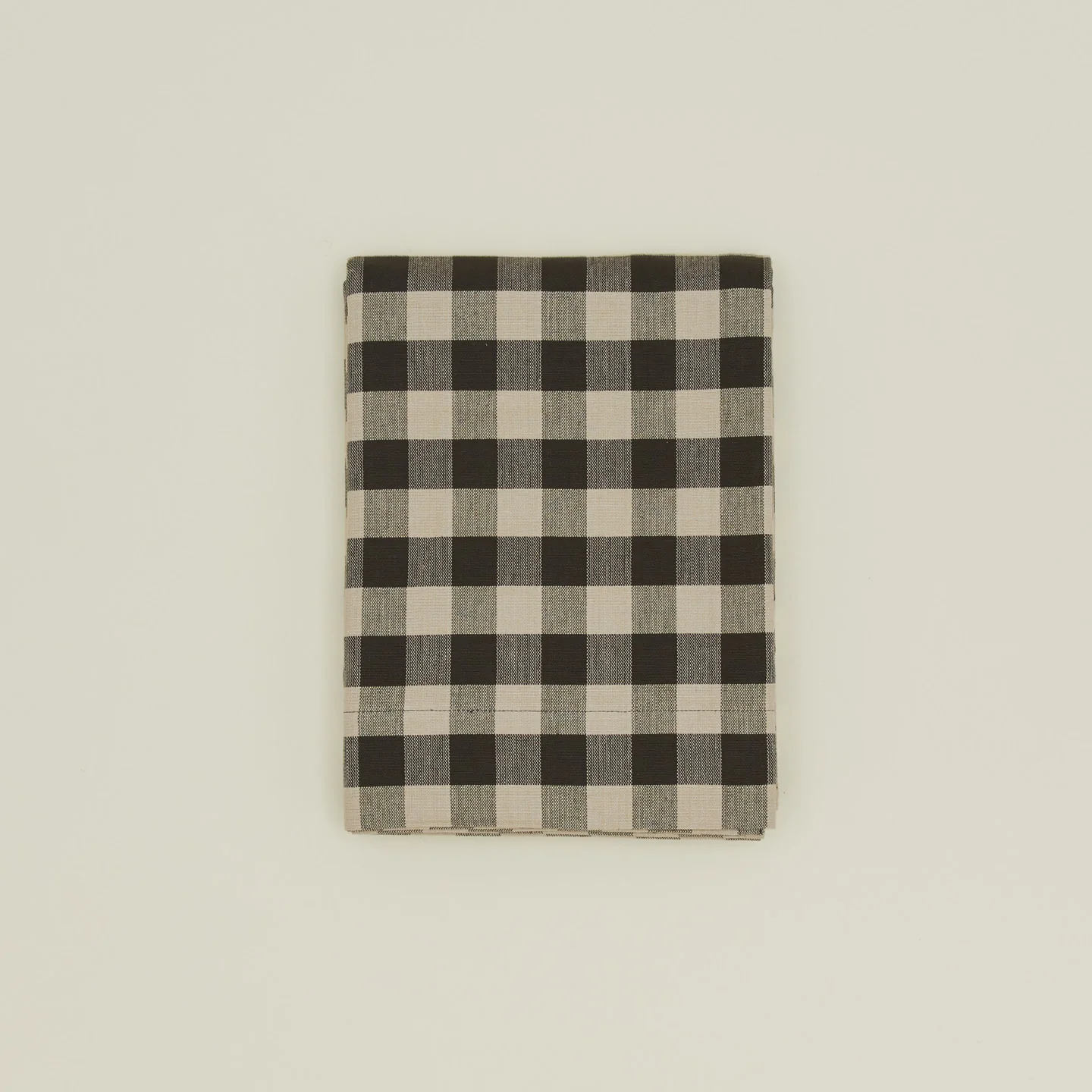 Essential Gingham Shower Curtain - Light Grey/Black