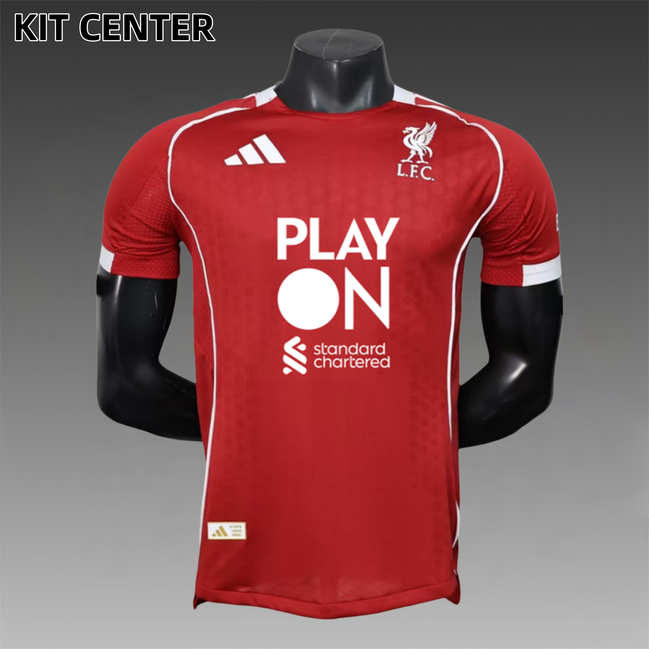 2025/2026 Liverpool “Play On” Home Football Shirt (Player)