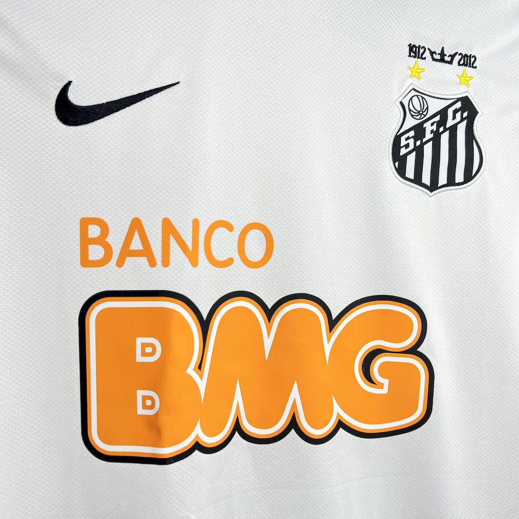 2012/2013 Santos Home Long Sleeve Retro Football Shirt (Retro)