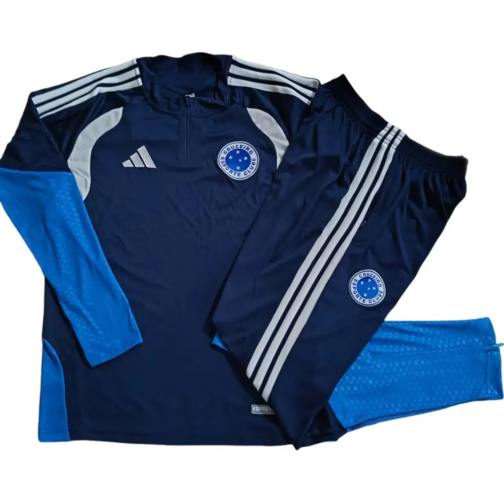 2026-27 Cruzeiro Half Zipper Training Jersey - Adult Set