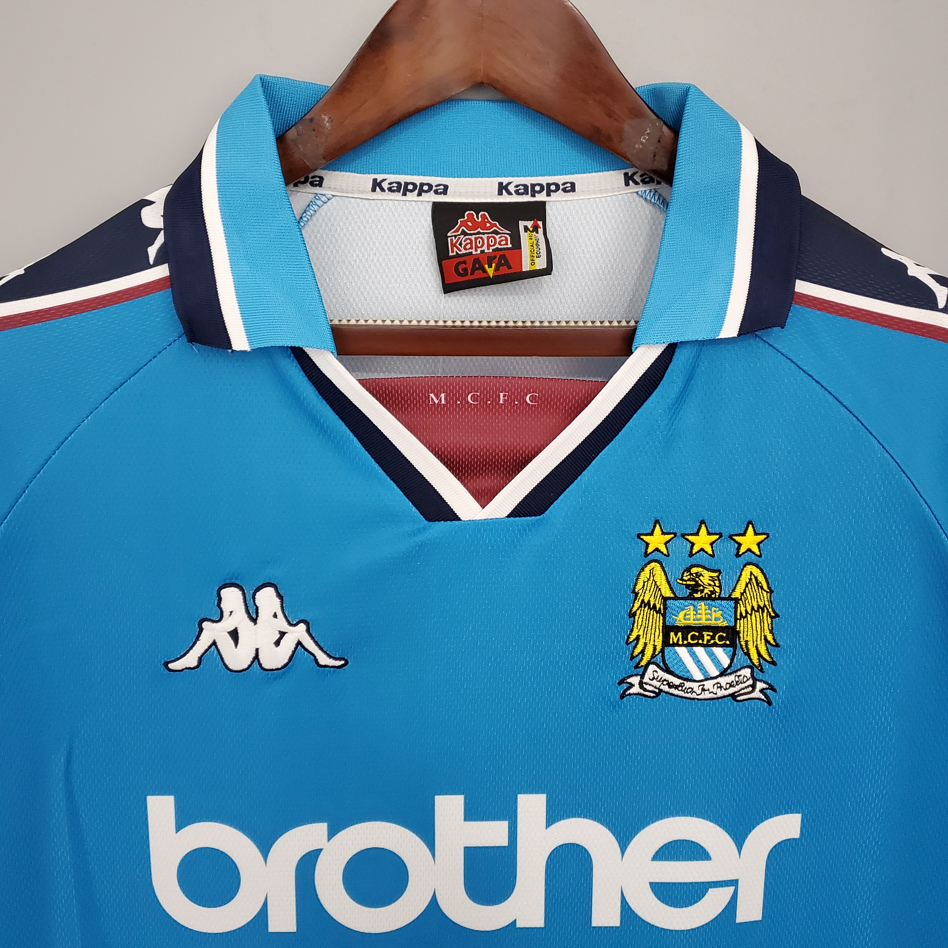 1997/1999 Manchester City Retro Home Football Shirt