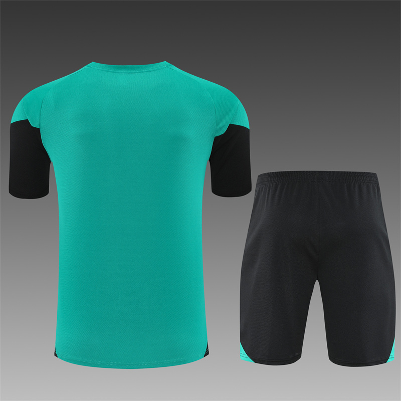 25/26 Liverpool green Short Sleeve Training Wear ( Adult kit Kids )