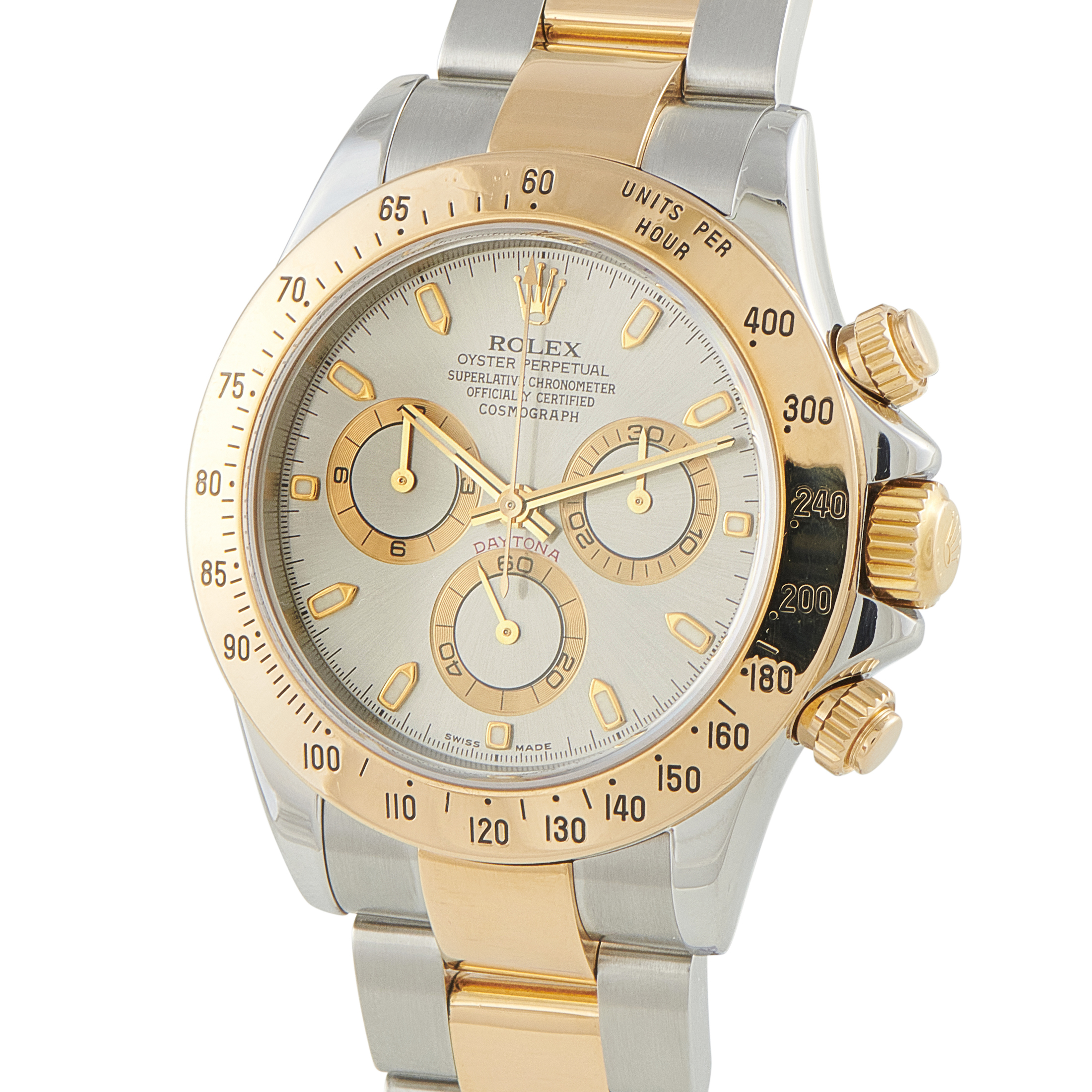 RolexDaytona Silver Dial Two-Tone Watch 116523-0041