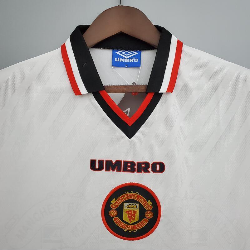 96/97 Manchester United Away retro football jersey