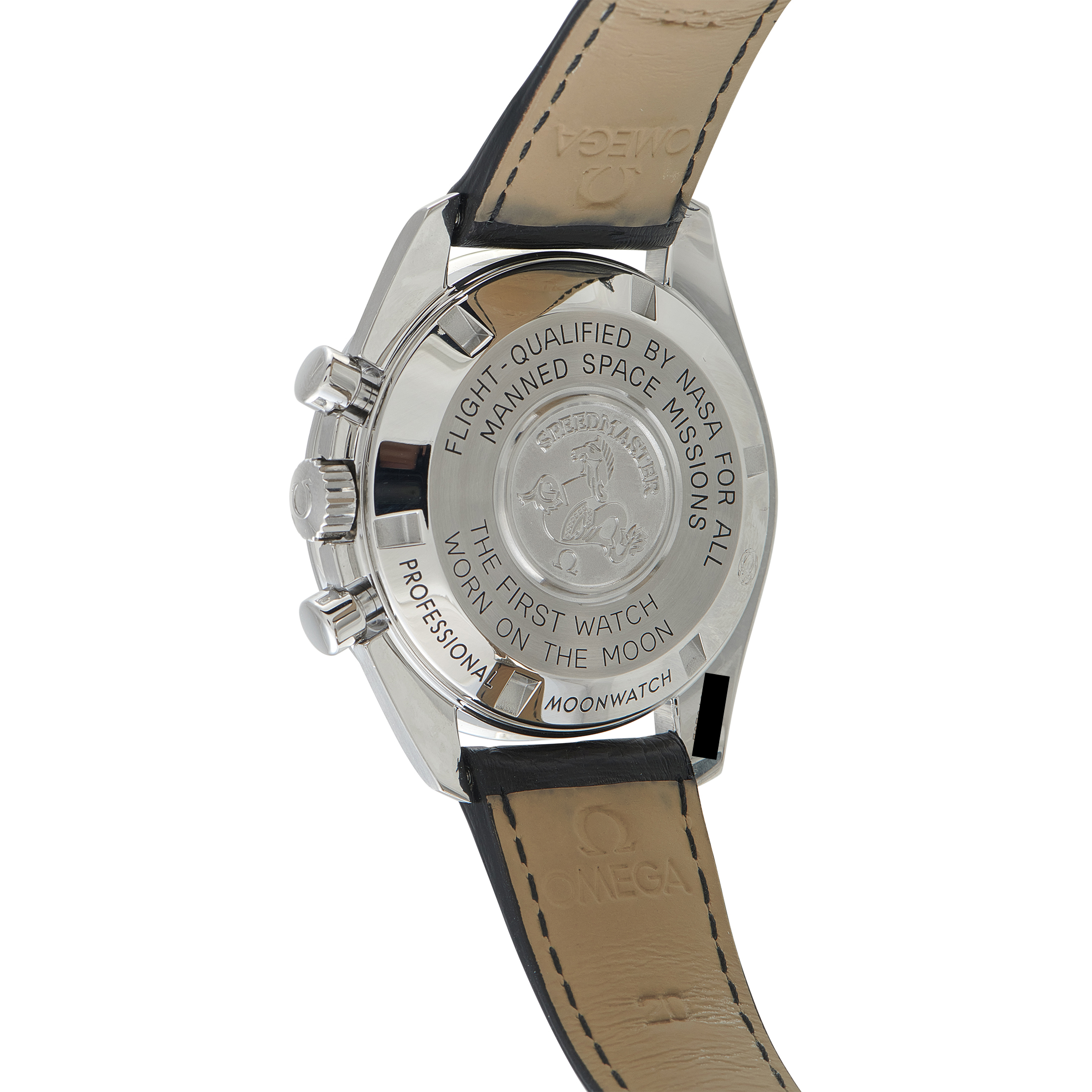 OmegaSpeedmaster Moonwatch Steel on Leather Watch 311.33.42.30.01.001