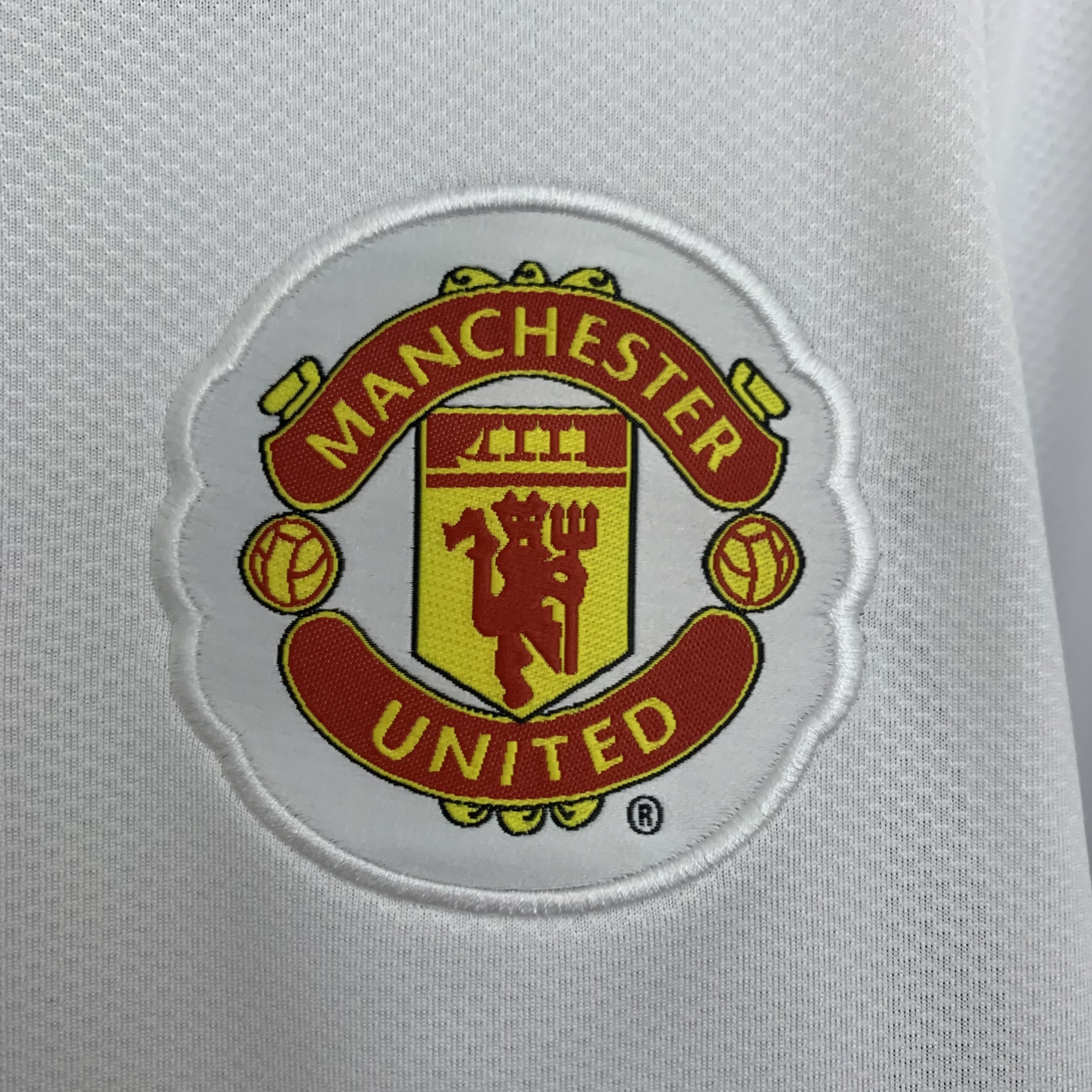 08/09 Manchester United Away Champions League Edition long sleeved retro football jersey