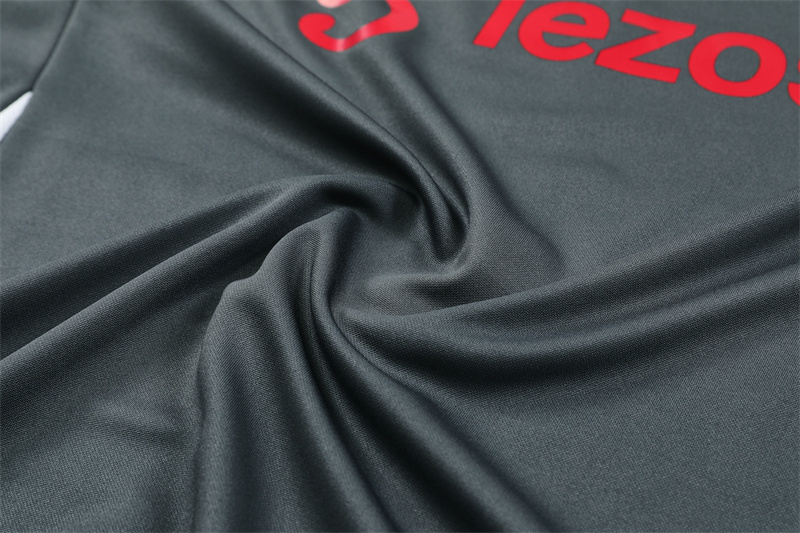 24/25 Manchester United dark grayHalf Zip Training Kit (Adult Kids Kit)