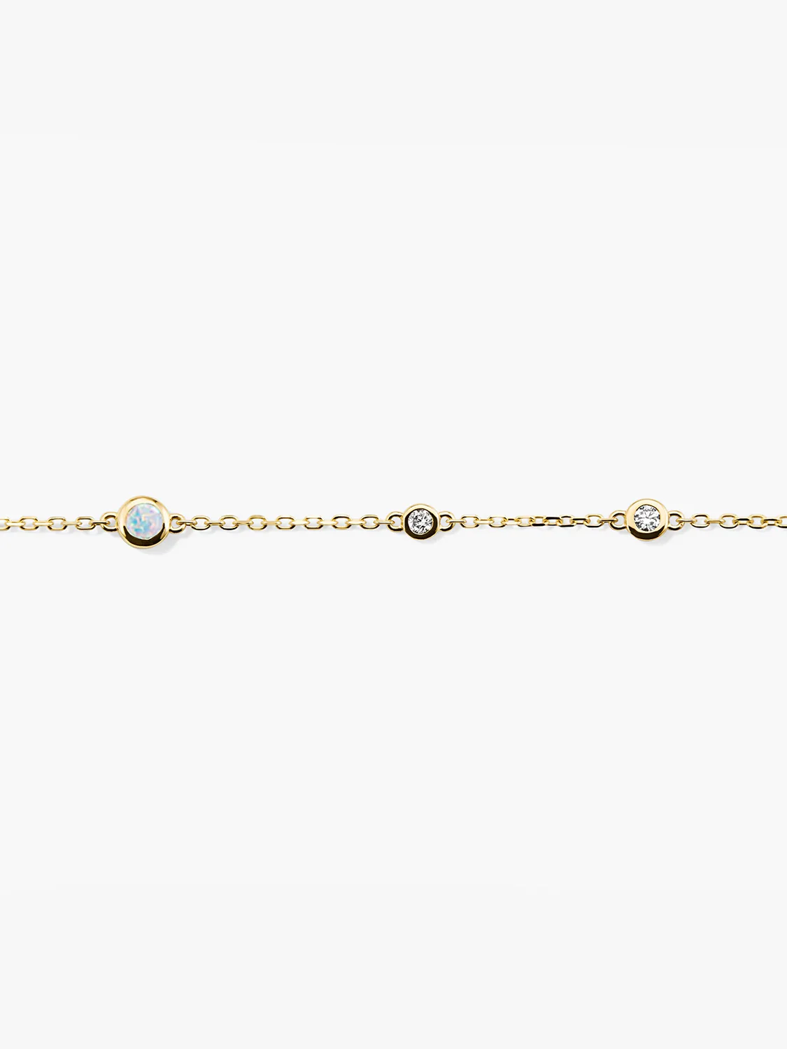 Opal & Sapphire Station Bracelet