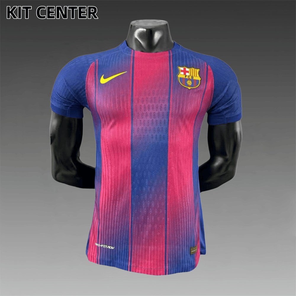 2025/2026 Barcelona Home blank version Football Shirt (Player Edition)