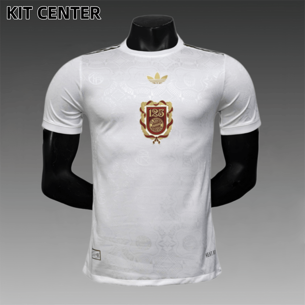 2025/2026 Bayern Munich 125th Anniversary White Football Shirt (Player Edition)