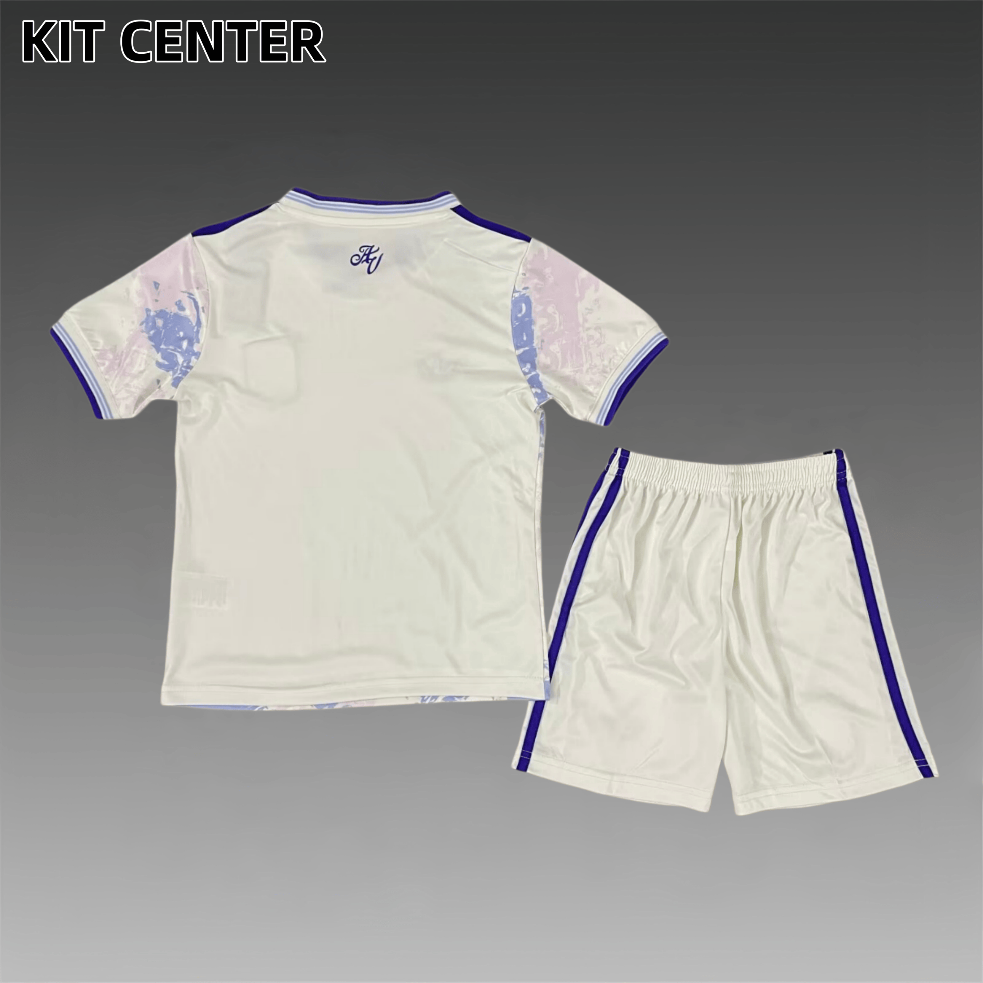 2025/2026 Aston Villa  third away Football Shirt ( Kids Kit socks）