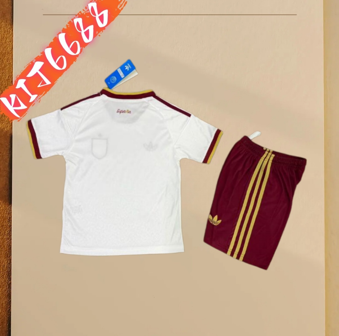 2026 Spain Away Football Shirt （Adult & Kids Kit socks)
