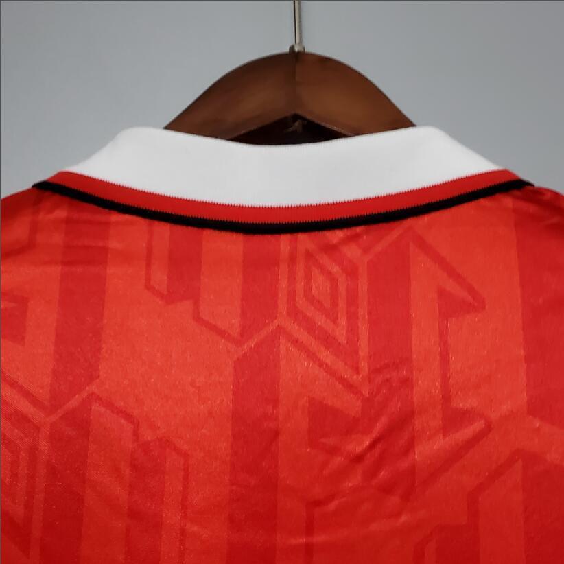 92/94 Manchester United home retro football jersey