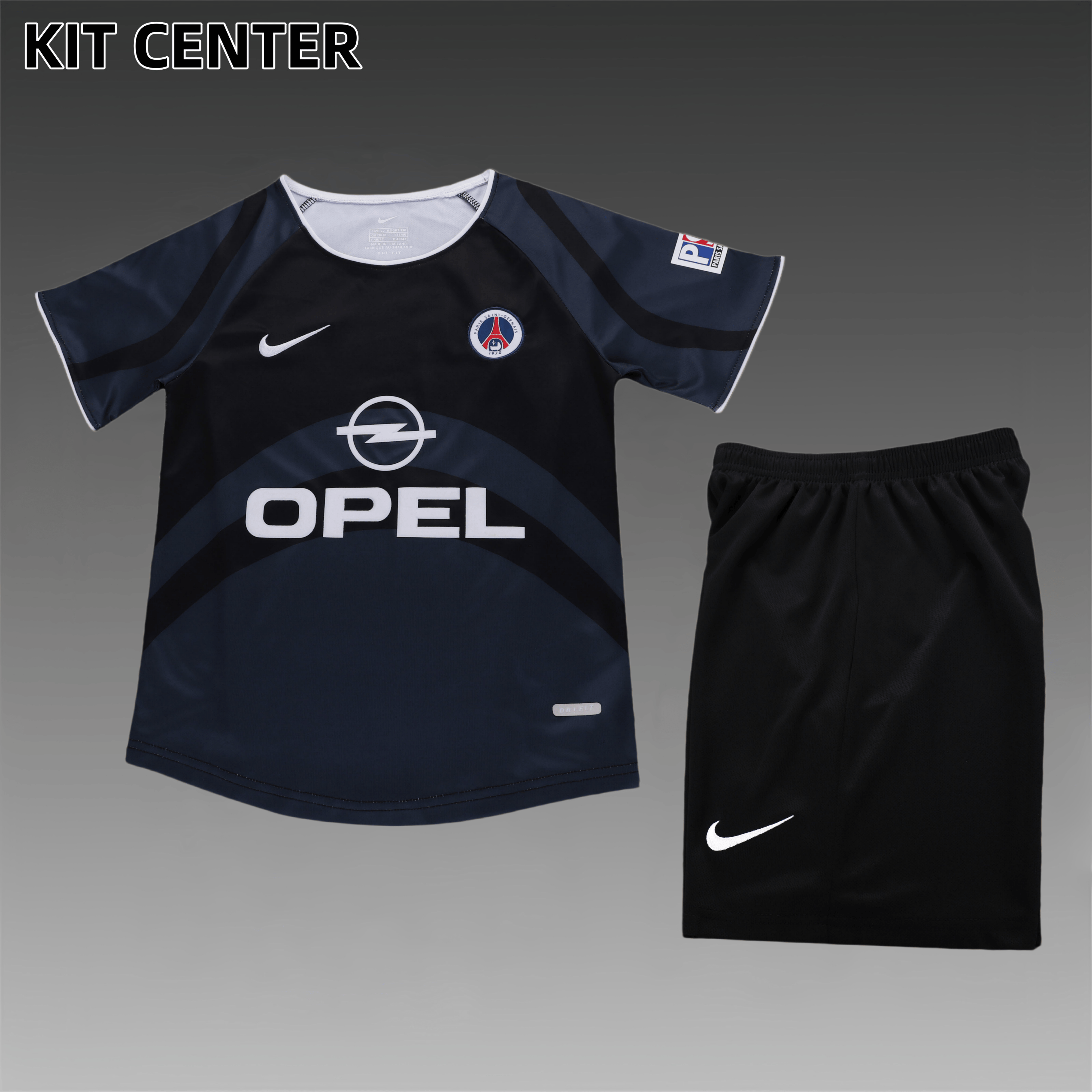 2001/2002 PSG Paris Saint-Germain Third Away Football Shirts（ Kids Kit ）