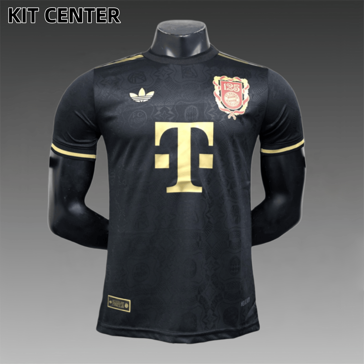 2025/2026 Bayern Munich 125th Anniversary Black Football Shirt (Player Edition)