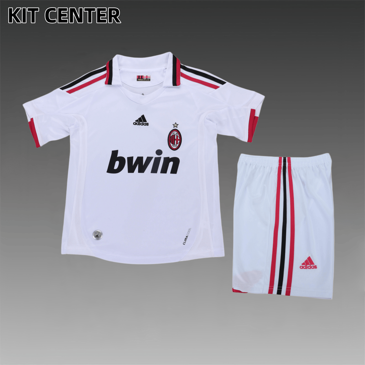 2009/2010 AC Milan Away Retro Football Jersey (Kids Kit)