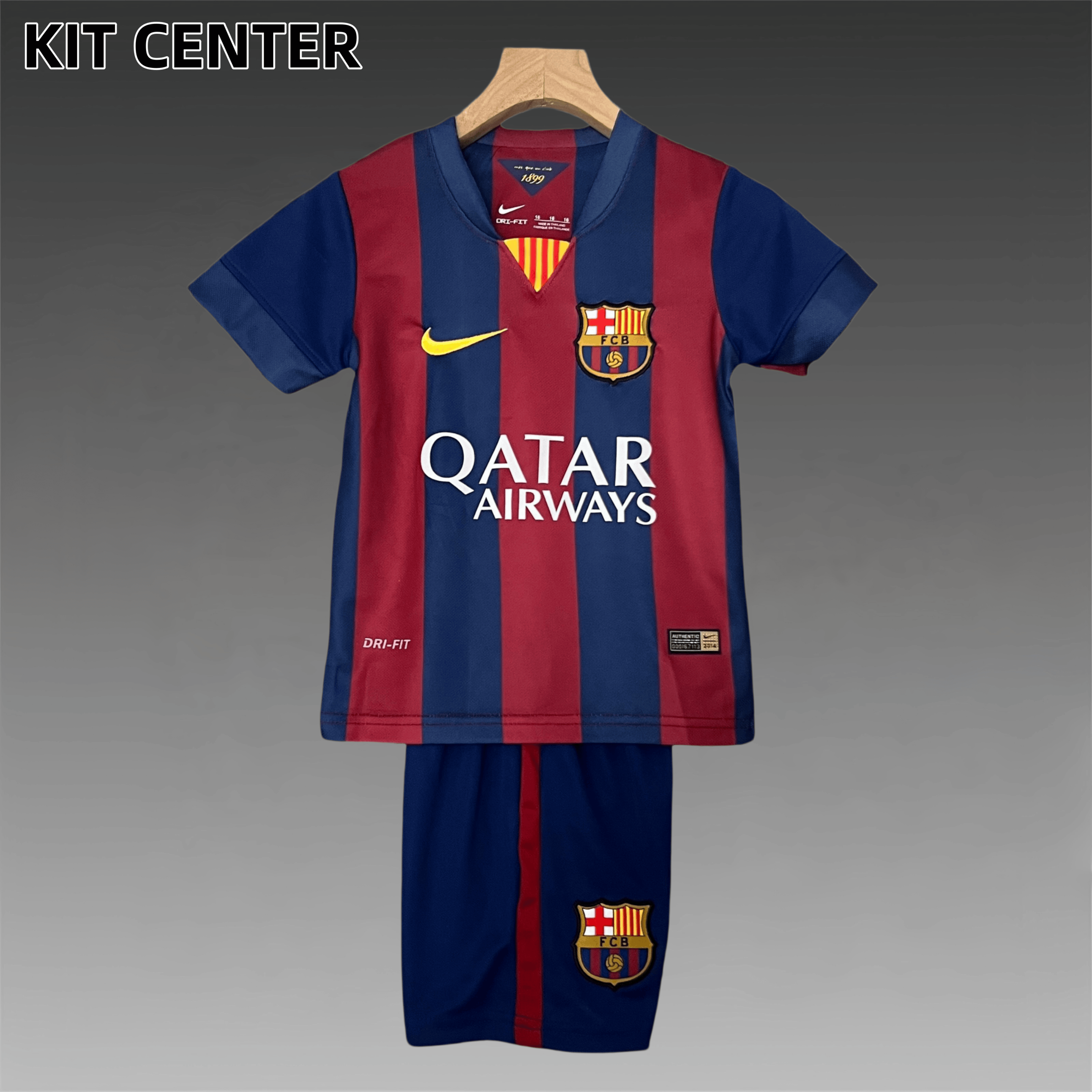 2014/2015 Barcelona home Retro Kids Kit(Kids Kit)