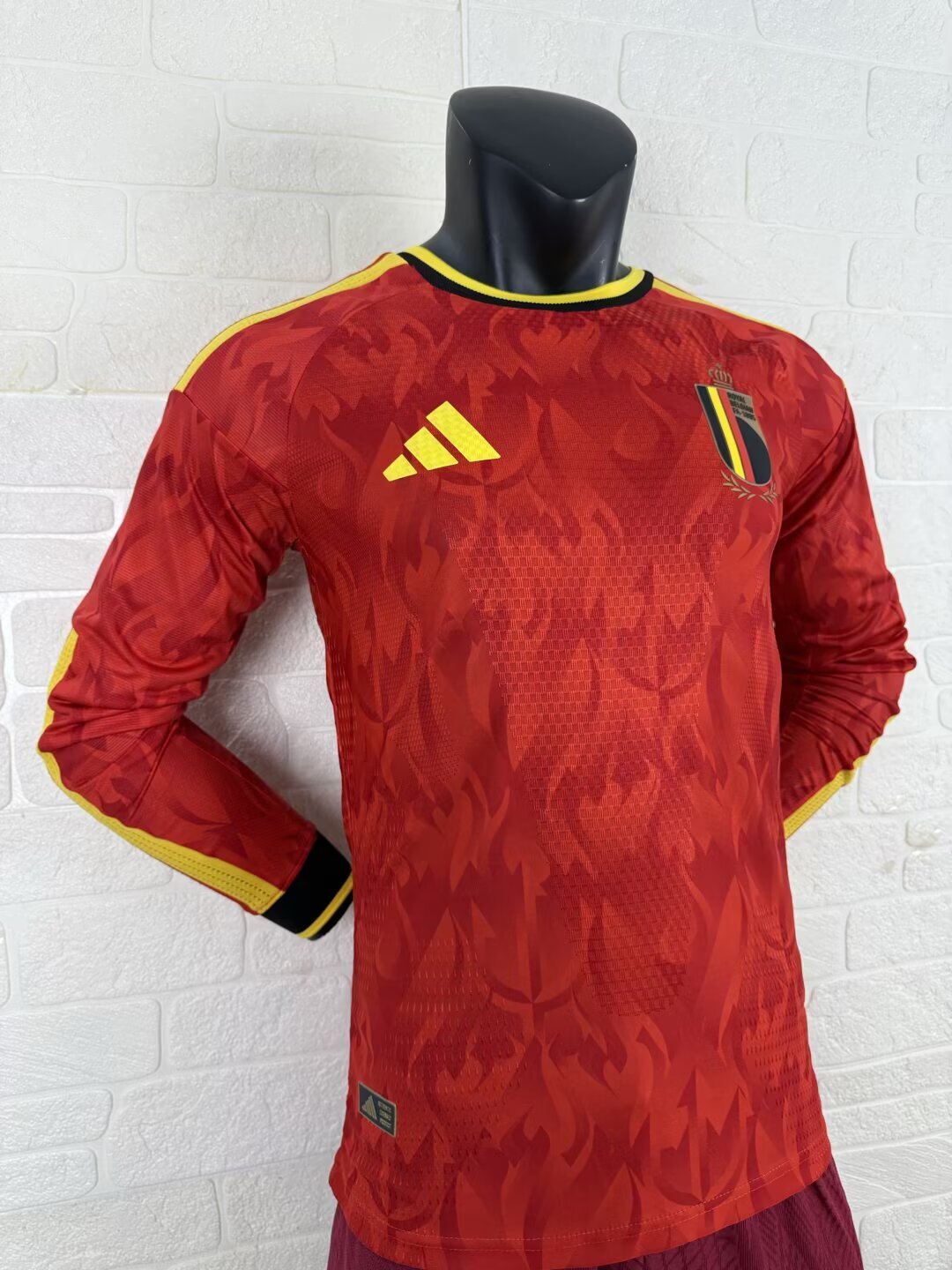 2026 Belgian Home Long Sleeve Football Shirt (Player Edition)