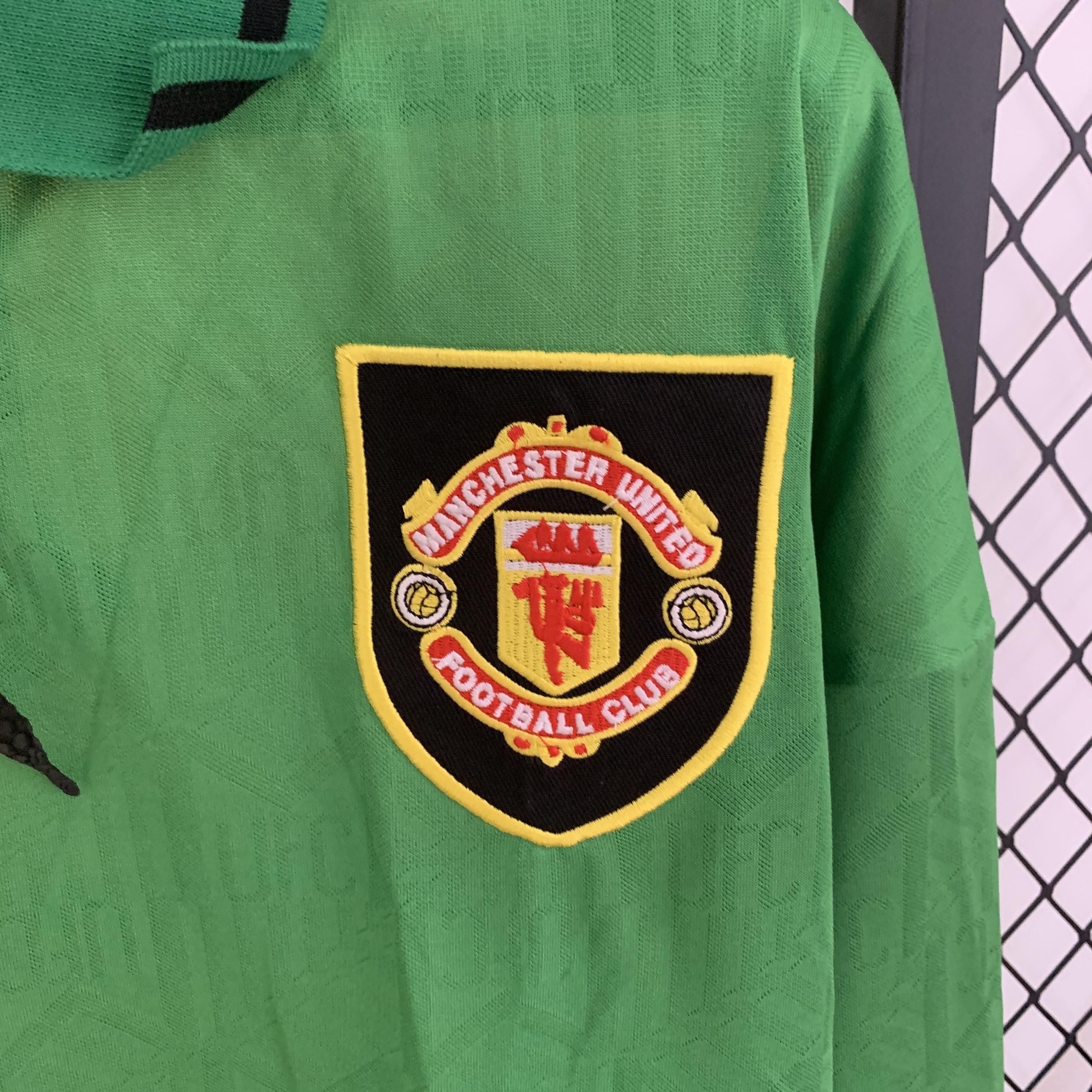 92/94 Manchester United Third Away long sleeved retro football jersey