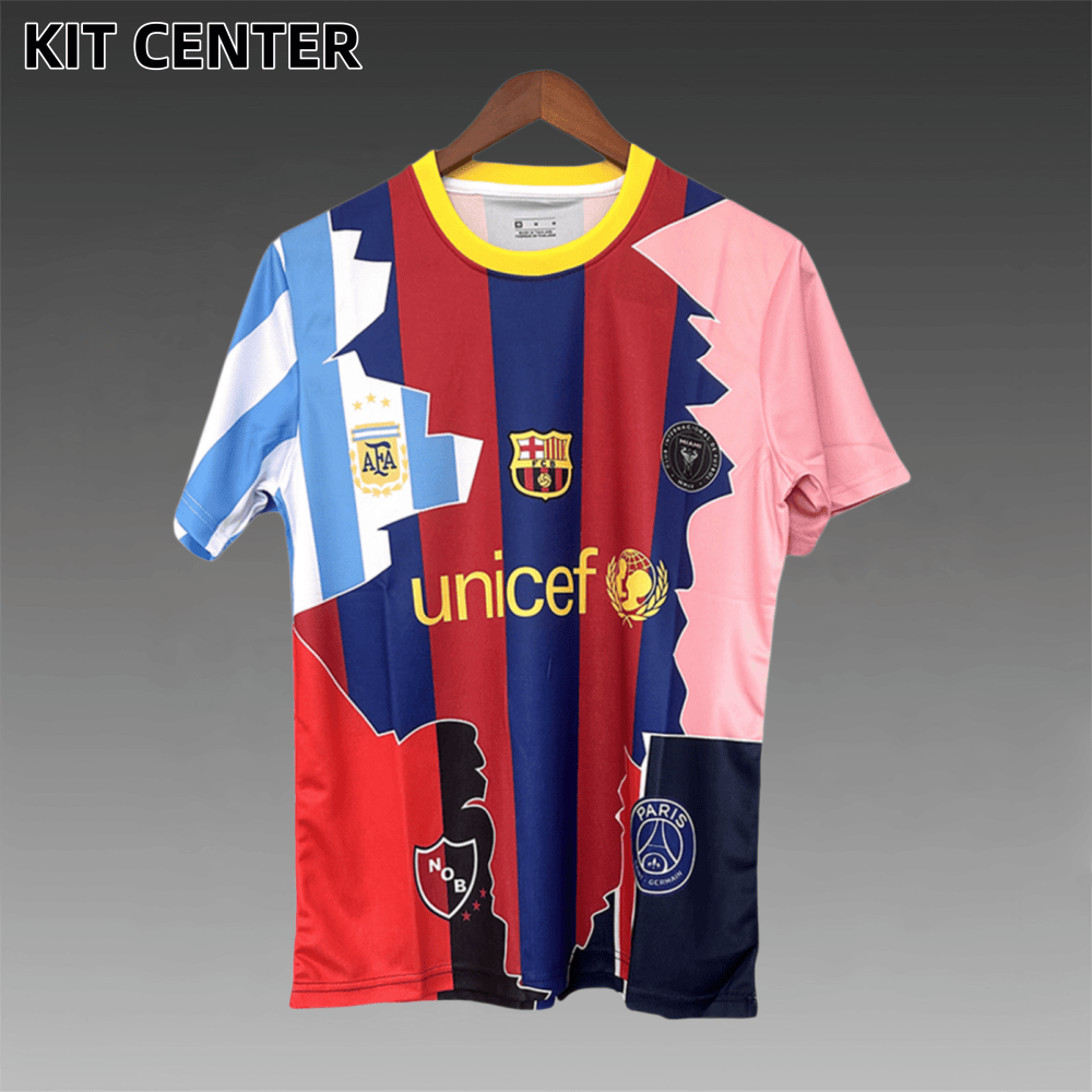 2025/2026 Barcelona Messi Commemorative Football Jersey (Fan Edition)