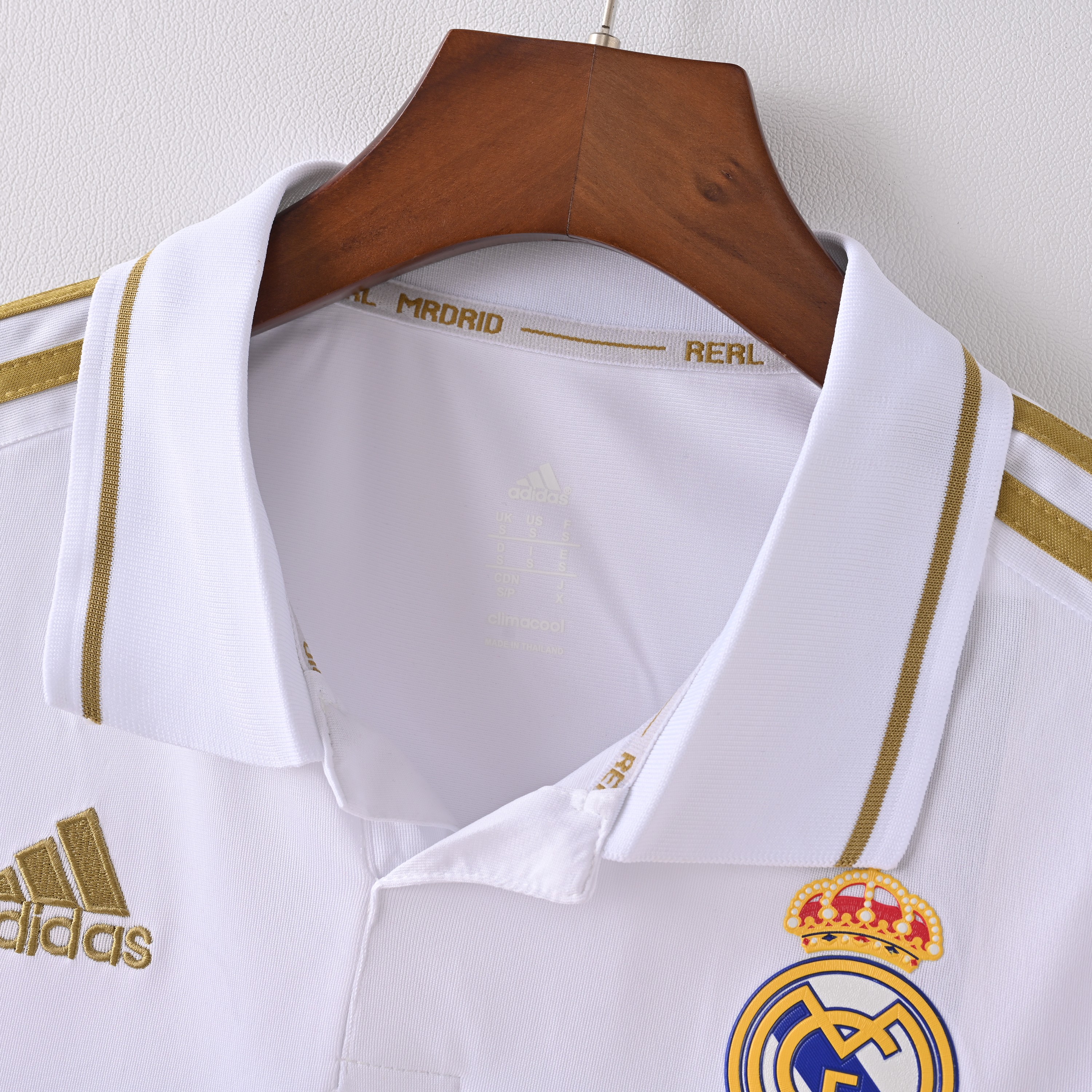 2011/2012 Real Madrid Home Retro long-sleeve Football Shirt