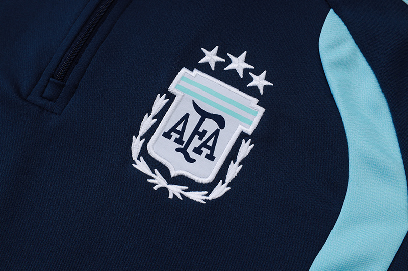 2026/2027 Argentina Half Zip Training Clothes (Adult Kids Kit)