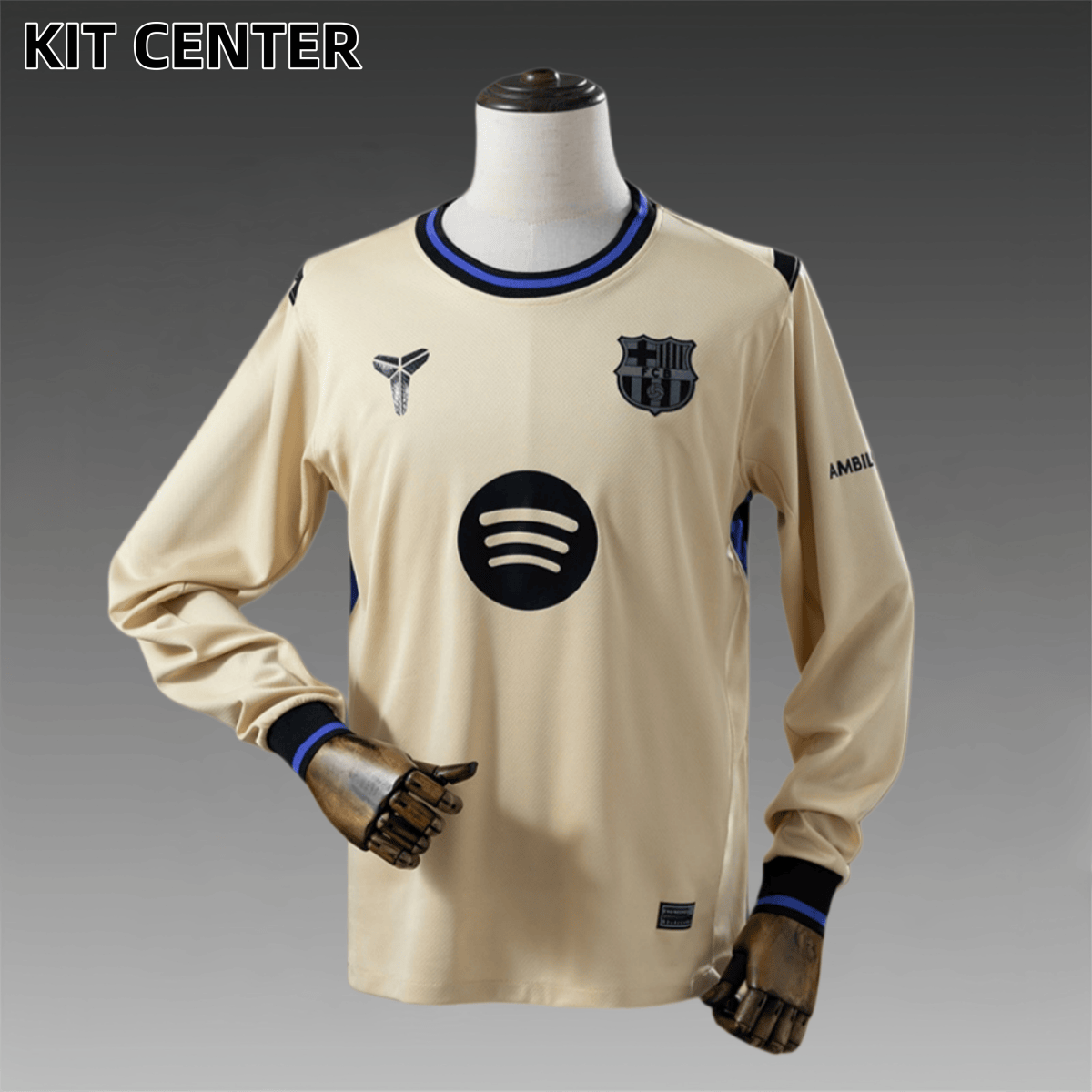2025/2026 Barcelona Away  Long Sleeve Football Jersey (Fans)