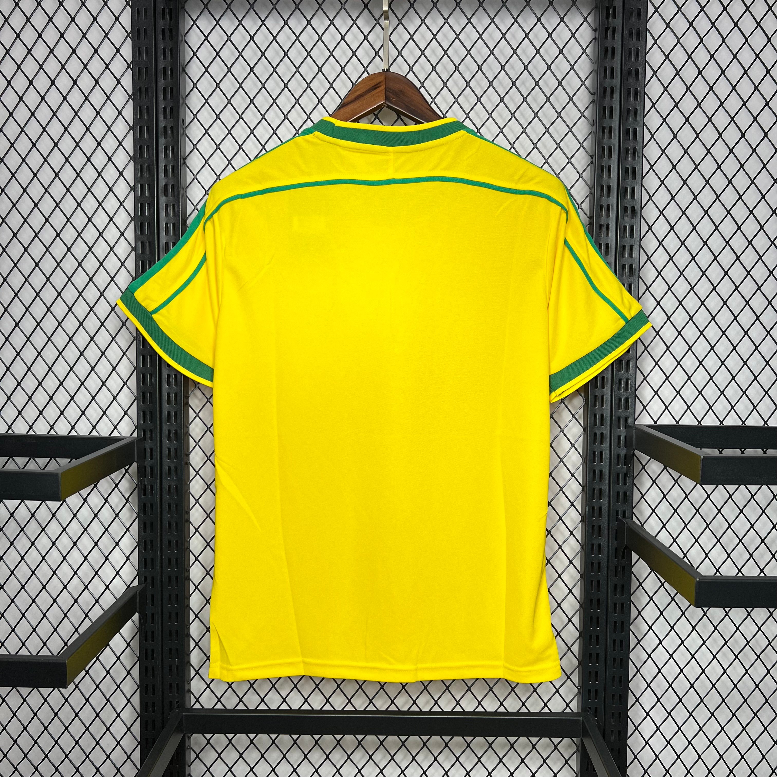 1998 Brazil Home Retro Football Shirt