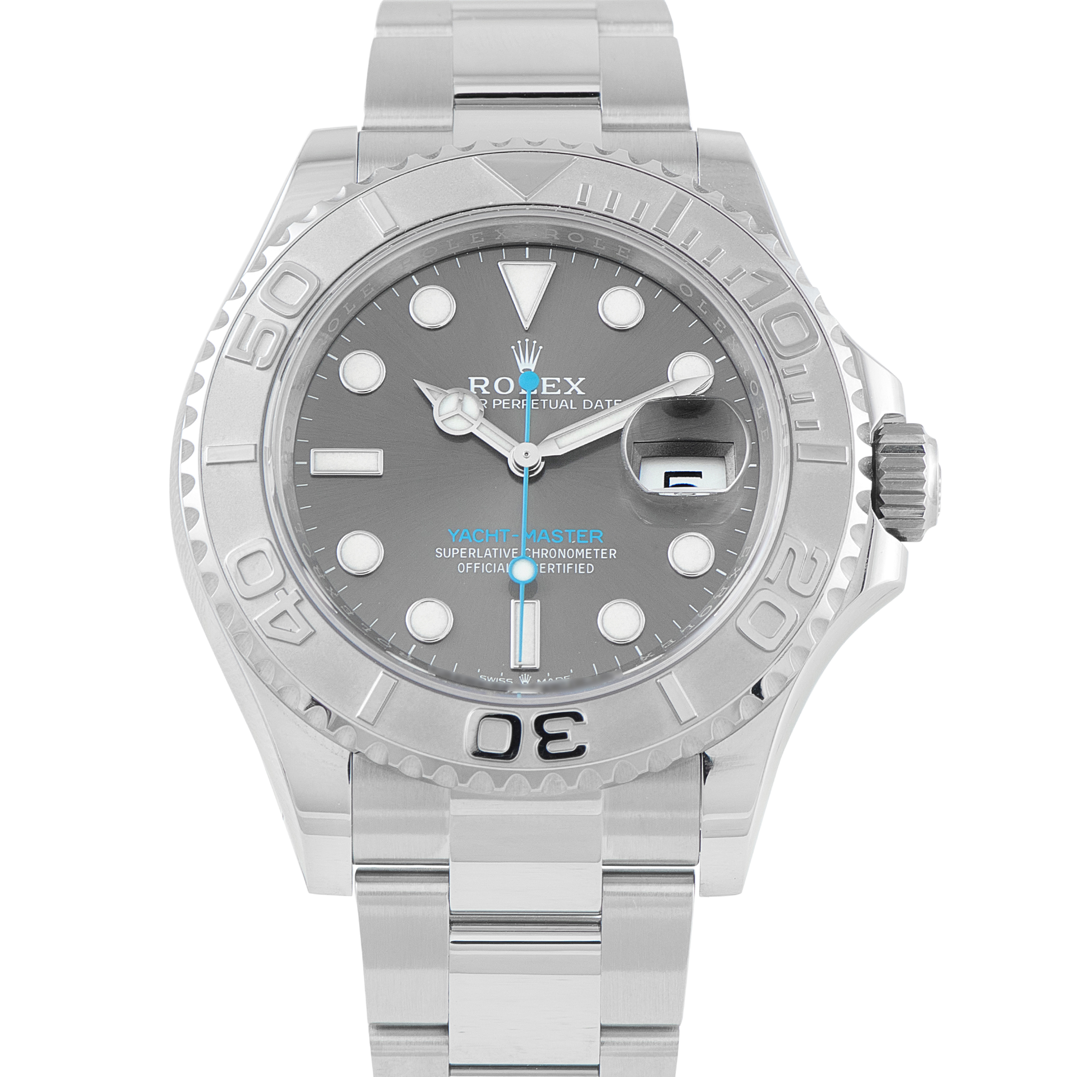 RolexYacht-Master 40 Slate Dial Steel Watch 126622