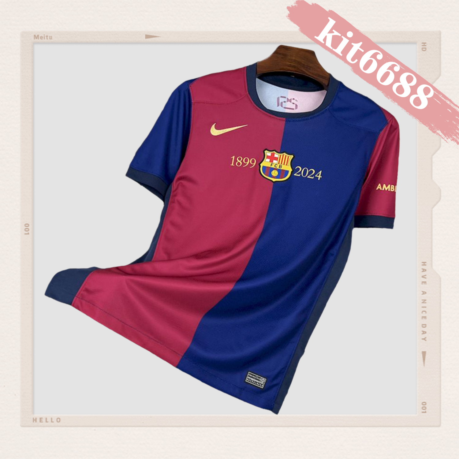 2024/2025 Barcelona 125th Home Football Jersey (Fan Edition)