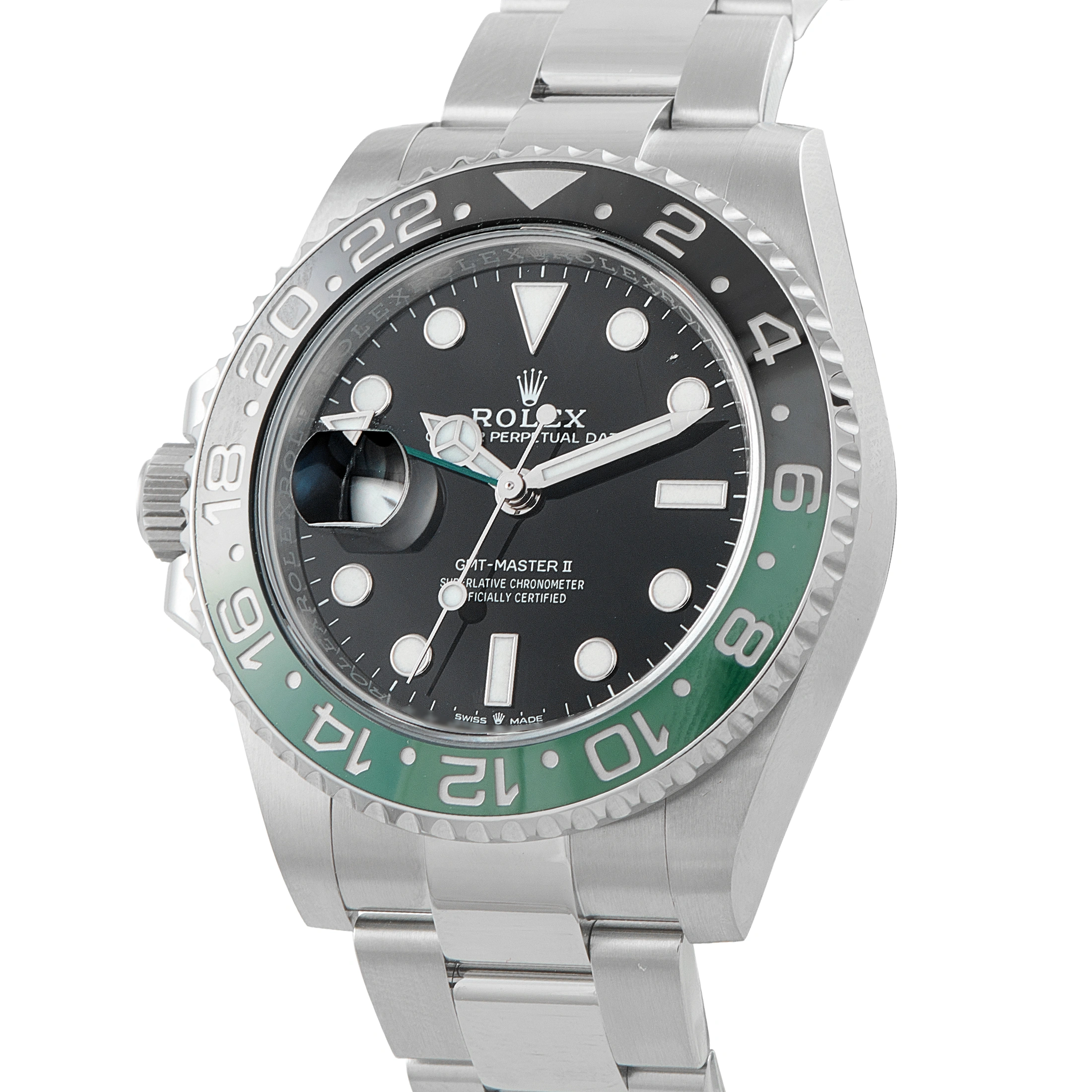 RolexGMT-Master II Left-Hand Sprite Steel Oyster Watch 126720VTNR