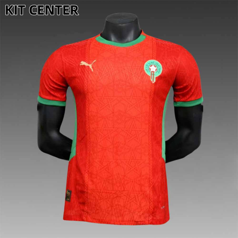 2025/2026   Morocco Home Football Shirt (Player Edition）