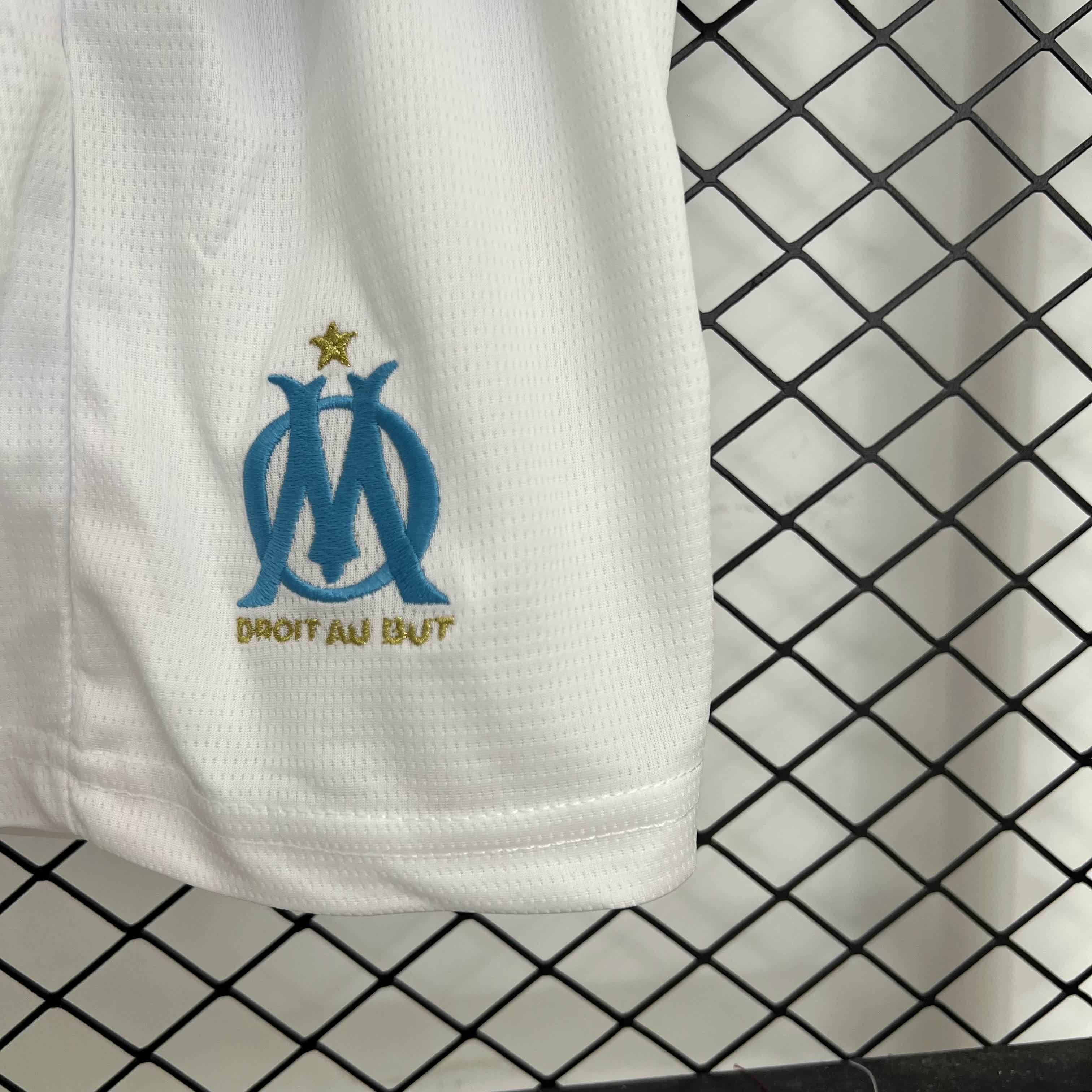 2025/2026 Marseille Home Football Shirt（Kids Kit socks ）