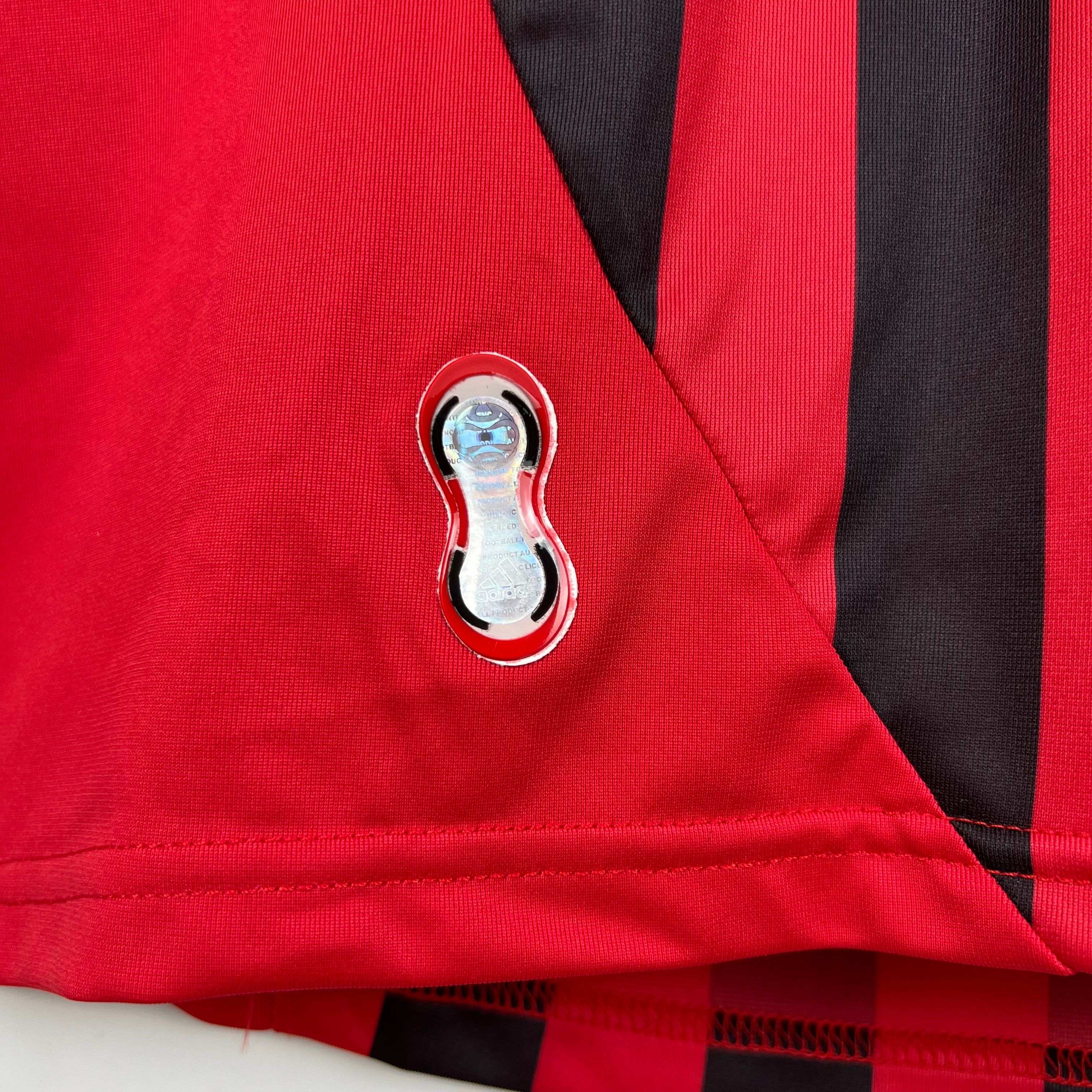 2007/2008 AC Milan Home Retro Long Sleeve Football Shirt