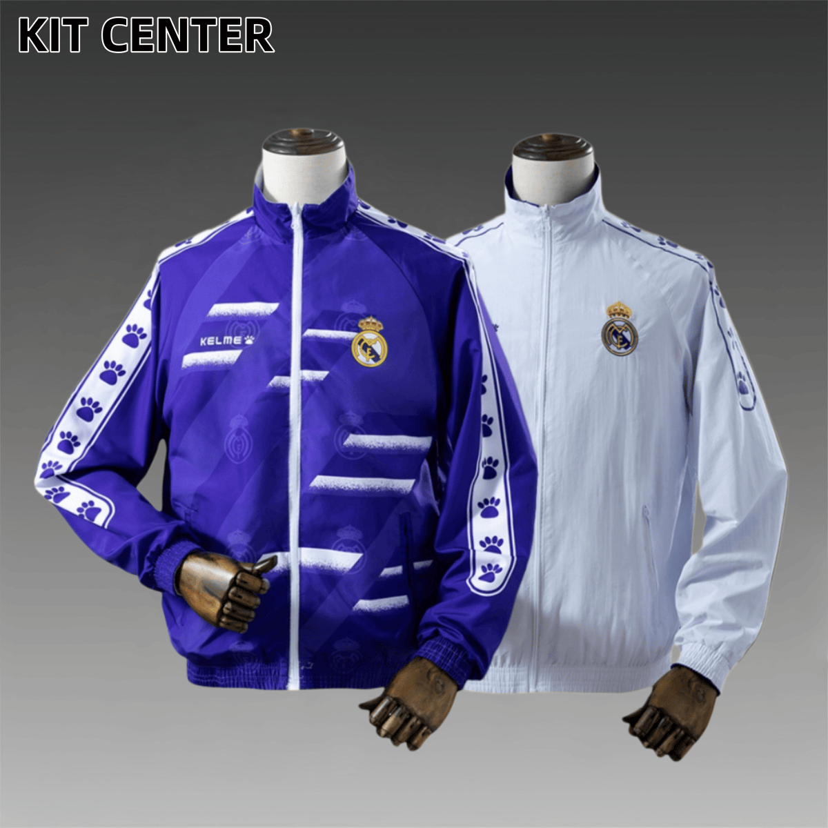 2025/2026 Real Madrid double-sided windbreaker