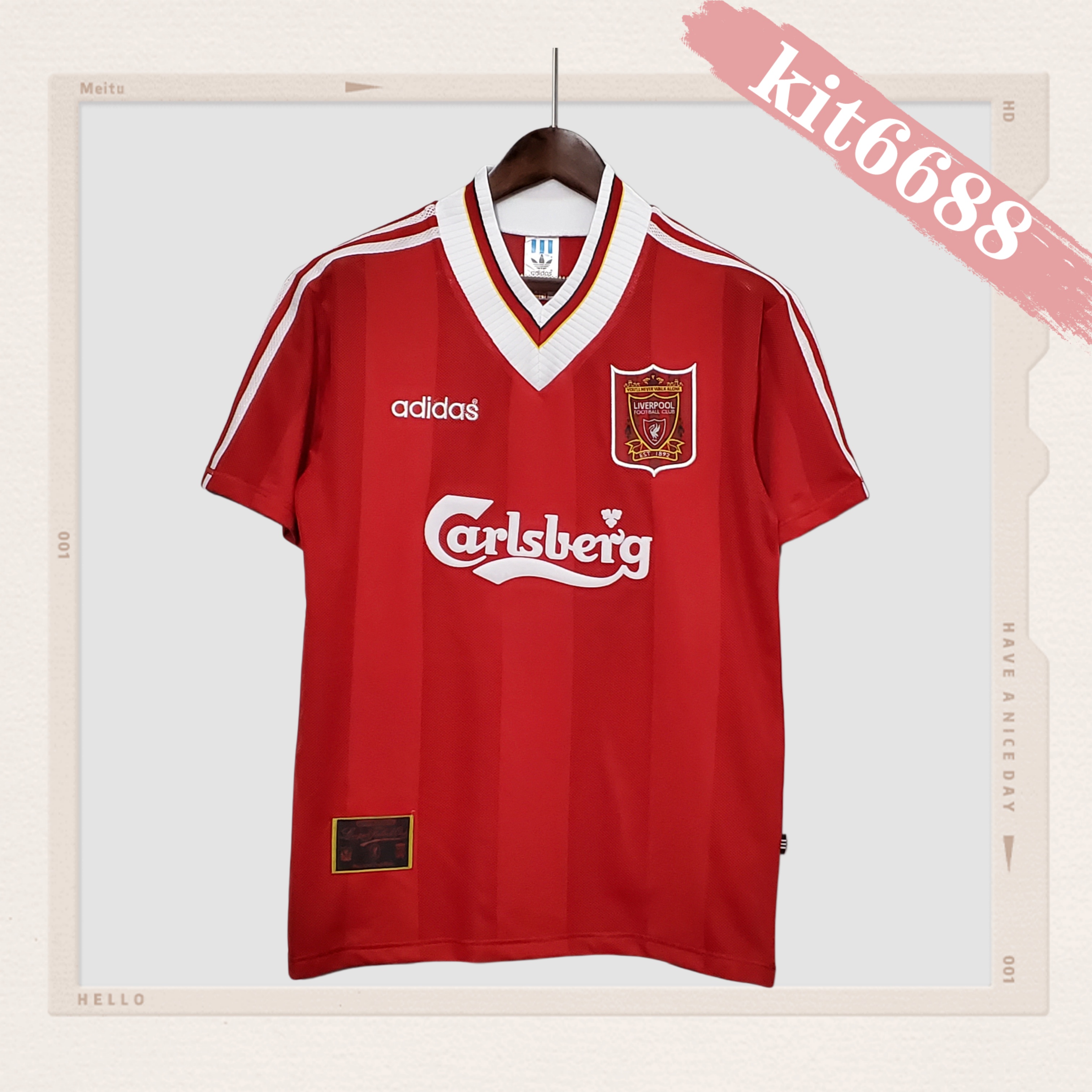 1996/1997 Liverpool Home Retro football shirt