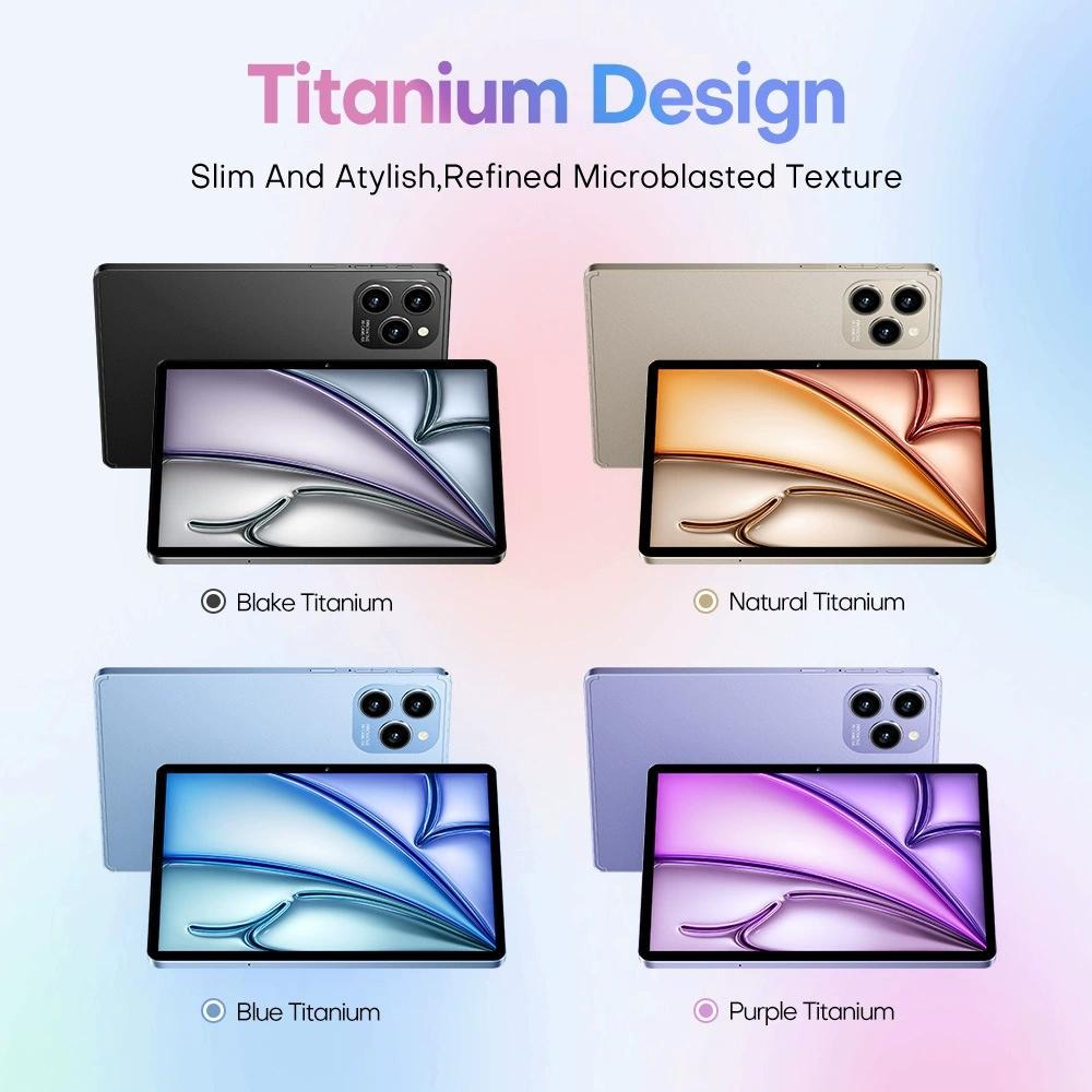 GPT-Pad8 Pro (mit Maus und Tastatur) 4G-fähiges Android-Smart-Tablet mit 10,1-Zoll-In-Cell-Bildschirm, 16+1TB, ultraflache Metallgehäuse, unterstützt Speicherkarten, Achtkernprozessor, 13-Megapixel-Kamera.